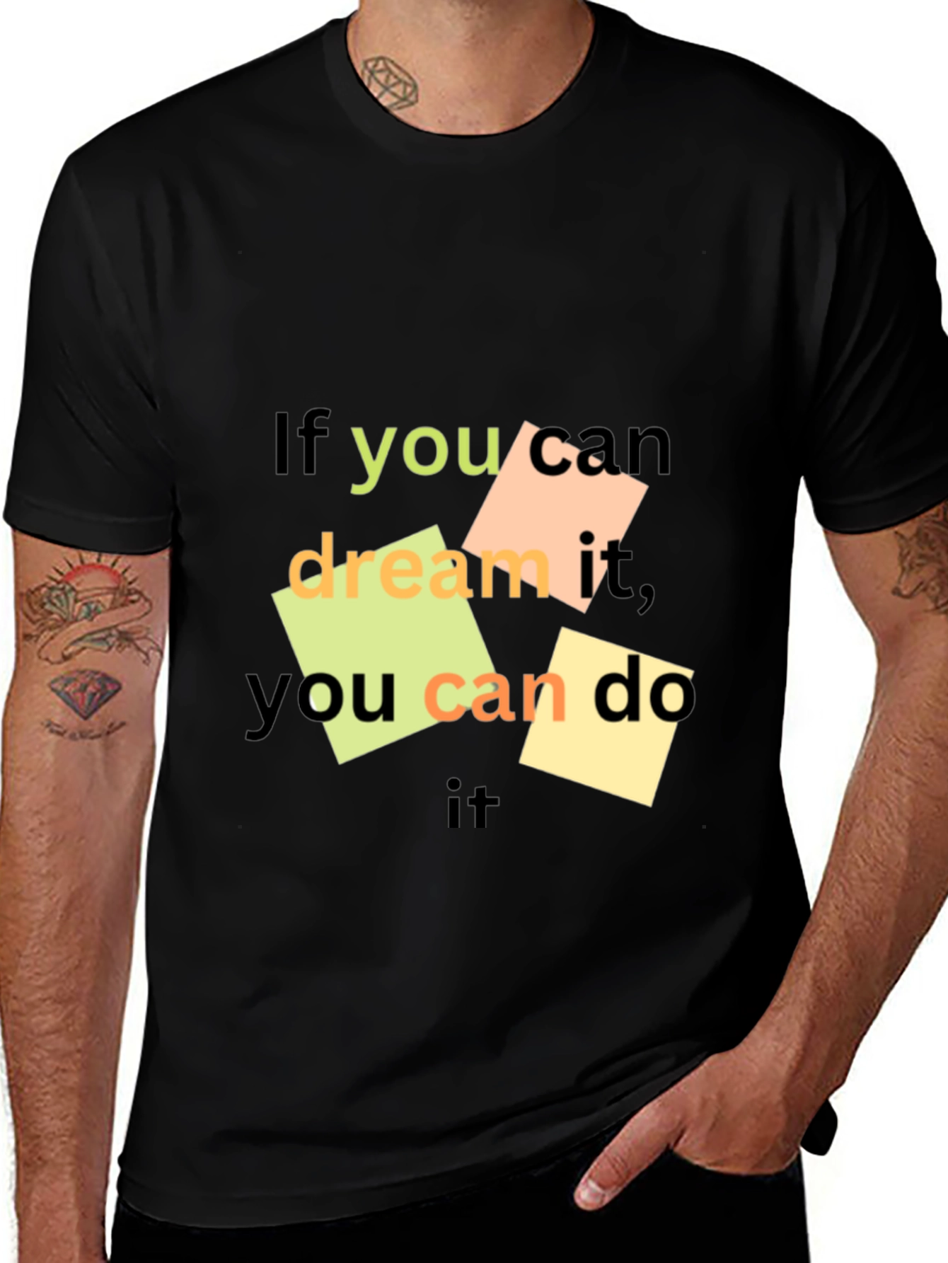 Variant 8 of Inspirational Graphic Tee - Dream It, Do It