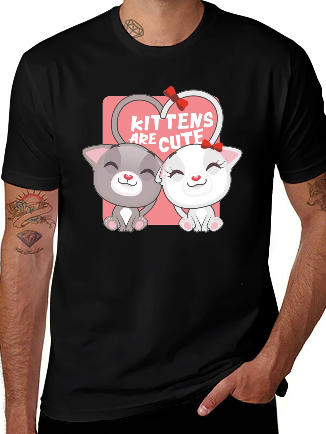 Variant 9 of Kittens Are Cute Graphic Tee