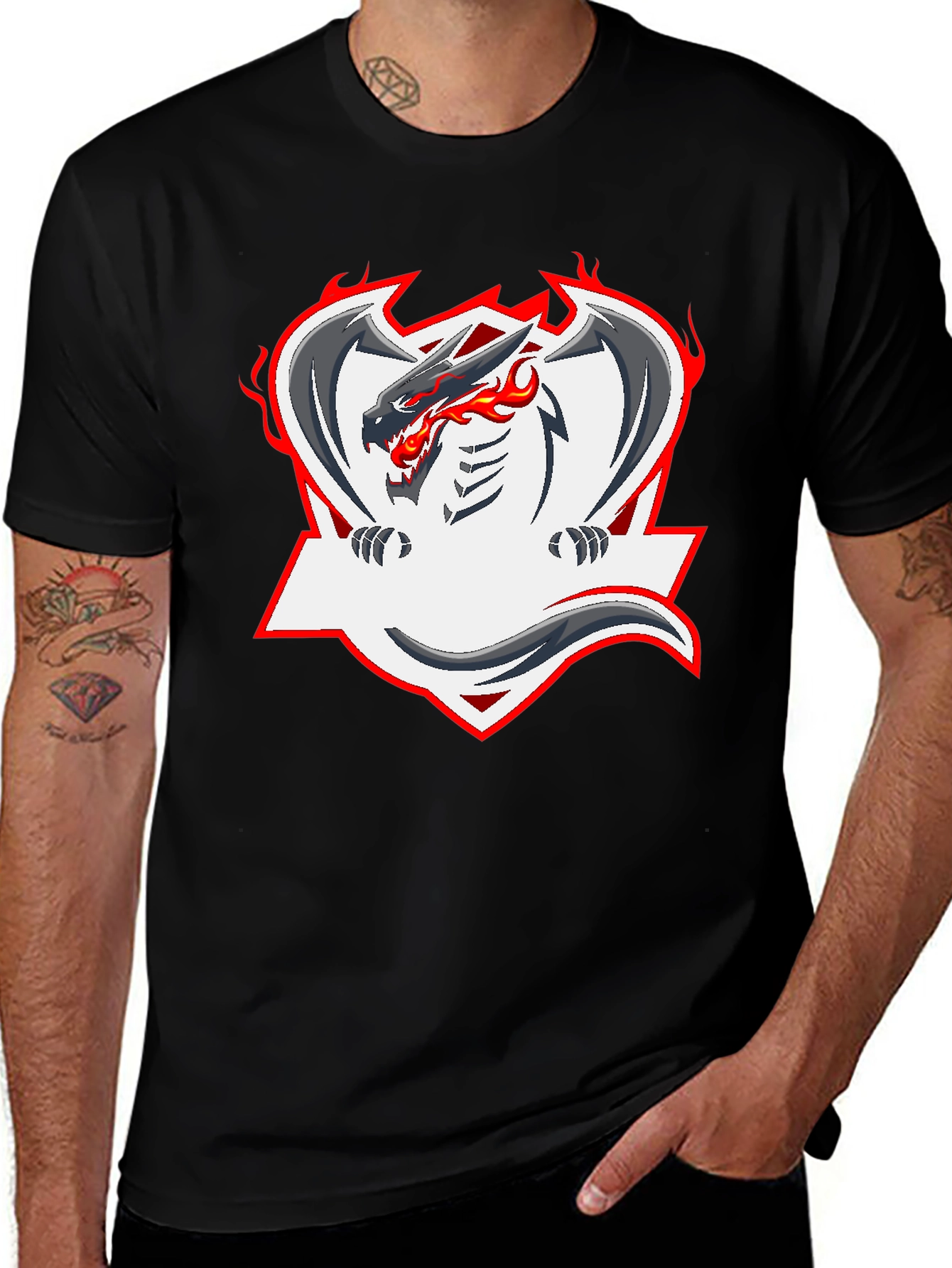 Variant 26 of Dragon Emblem Black T-Shirt