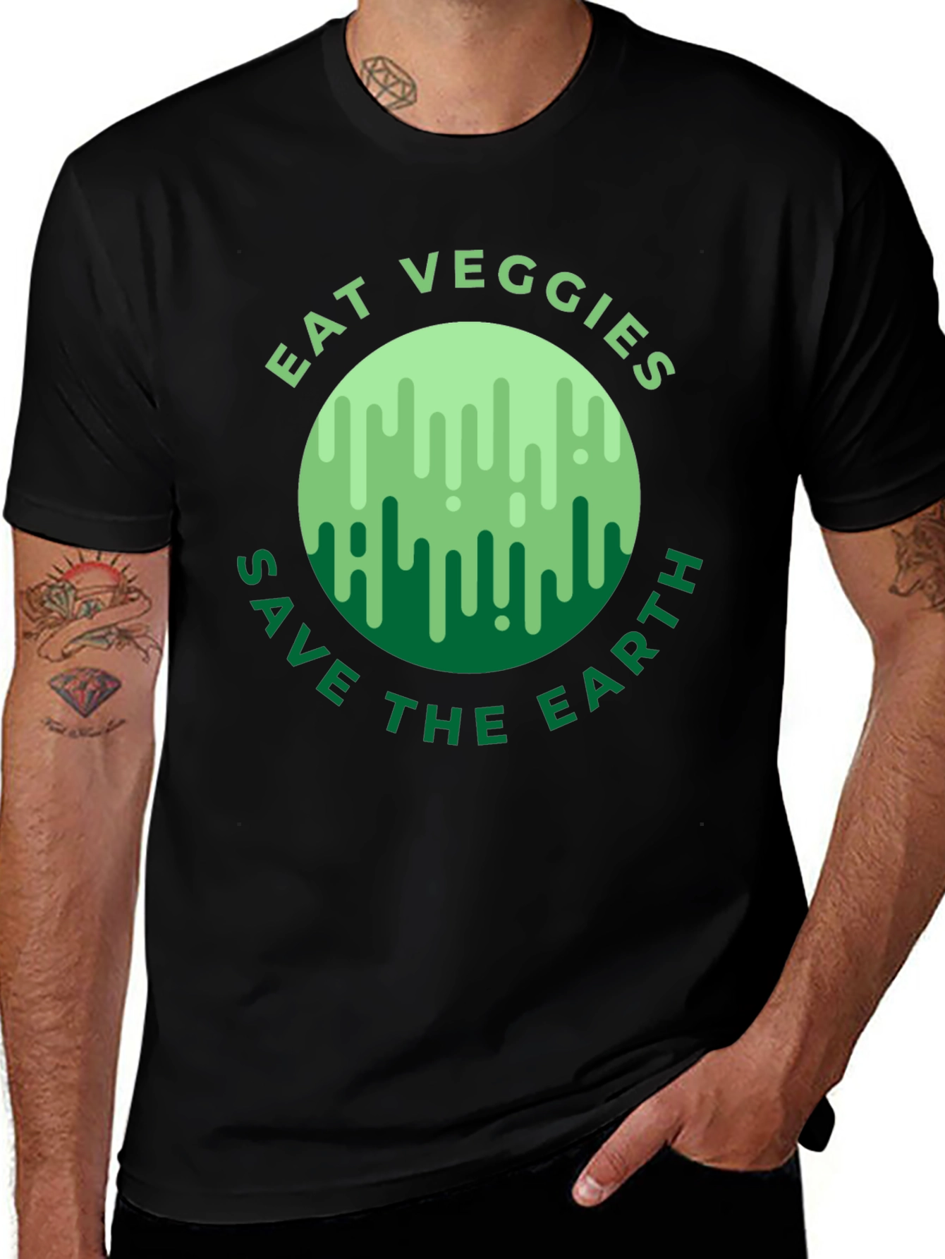 Eat Veggies Save Earth T-Shirt