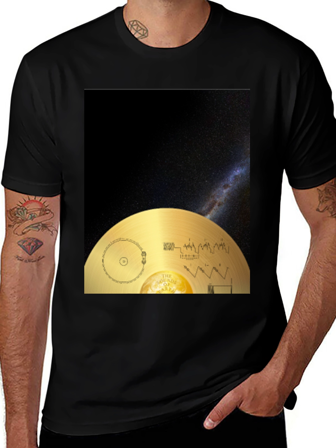 Sounds of Earth Voyager Record T-Shirt
