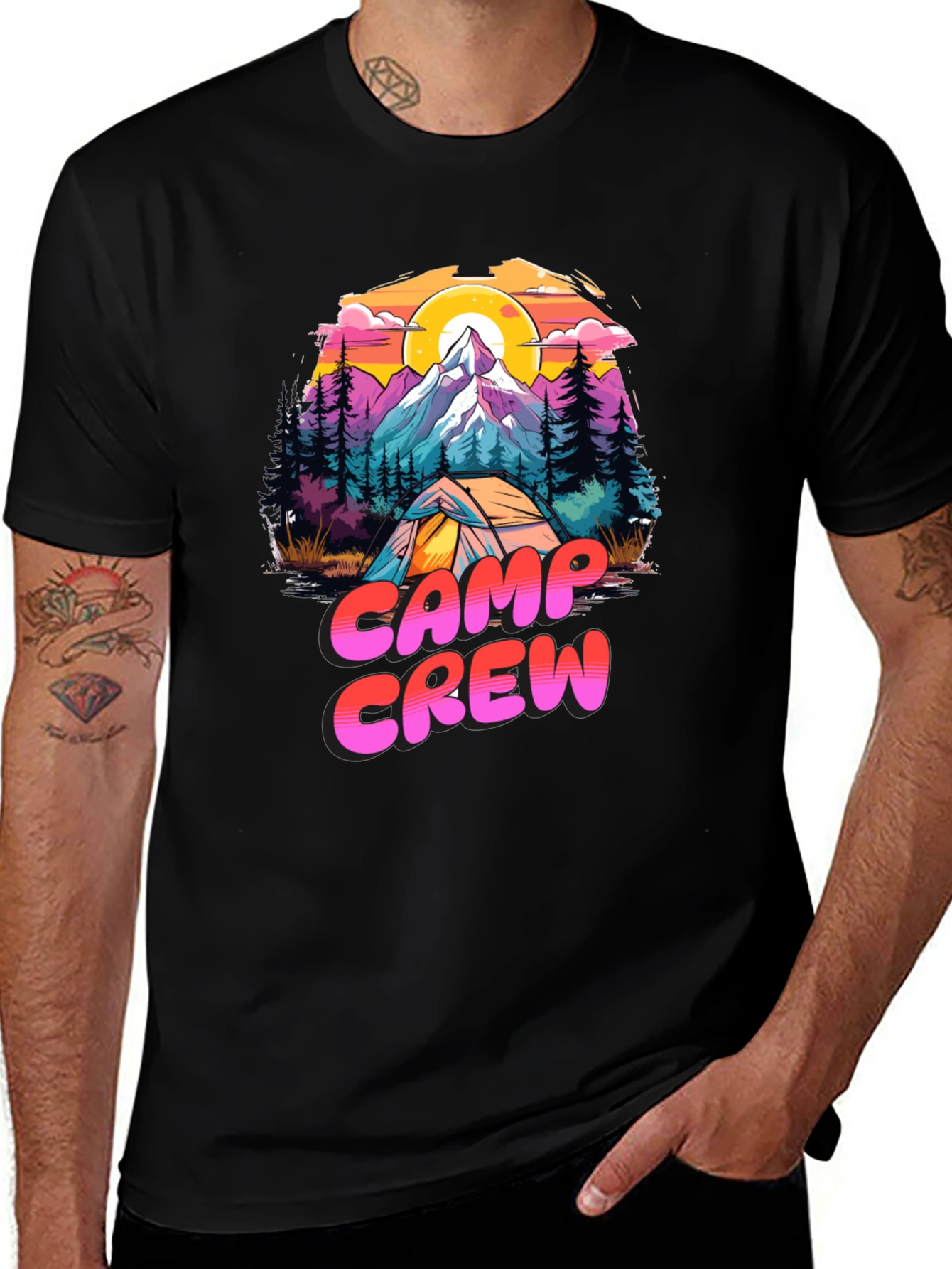 Variant 6 of Camp Crew Graphic T-Shirt - Adventure Ready