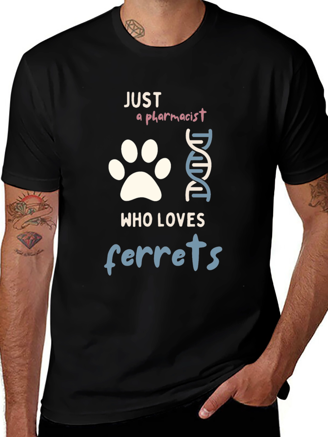 Variant 22 of Pharmacist Ferret Lover T-Shirt