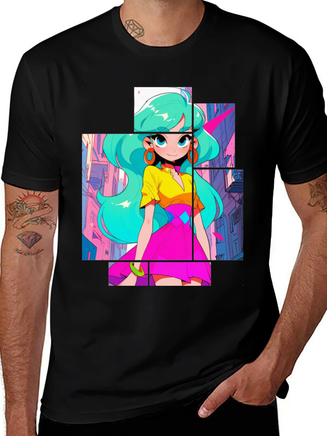 Variant 18 of Anime Girl Graphic Tee - Cool Street Style