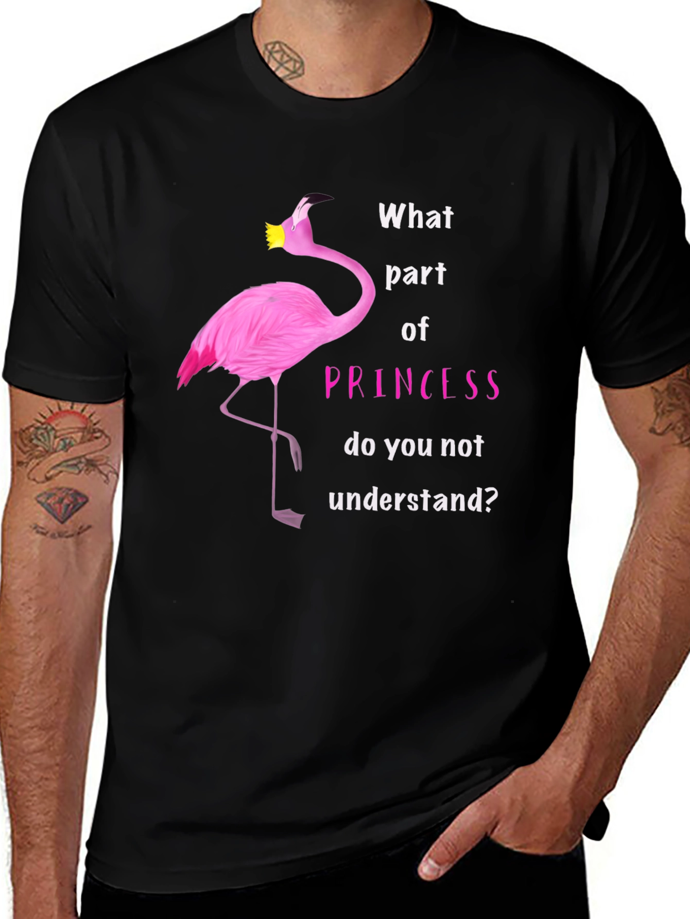 Variant 30 of Princess Flamingo T-Shirt