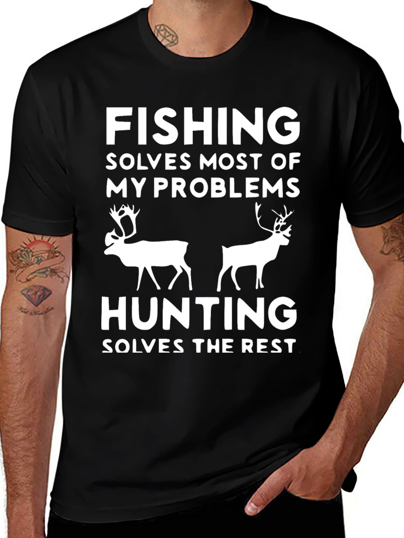 Variant 29 of Fishing Hunting Graphic Tee