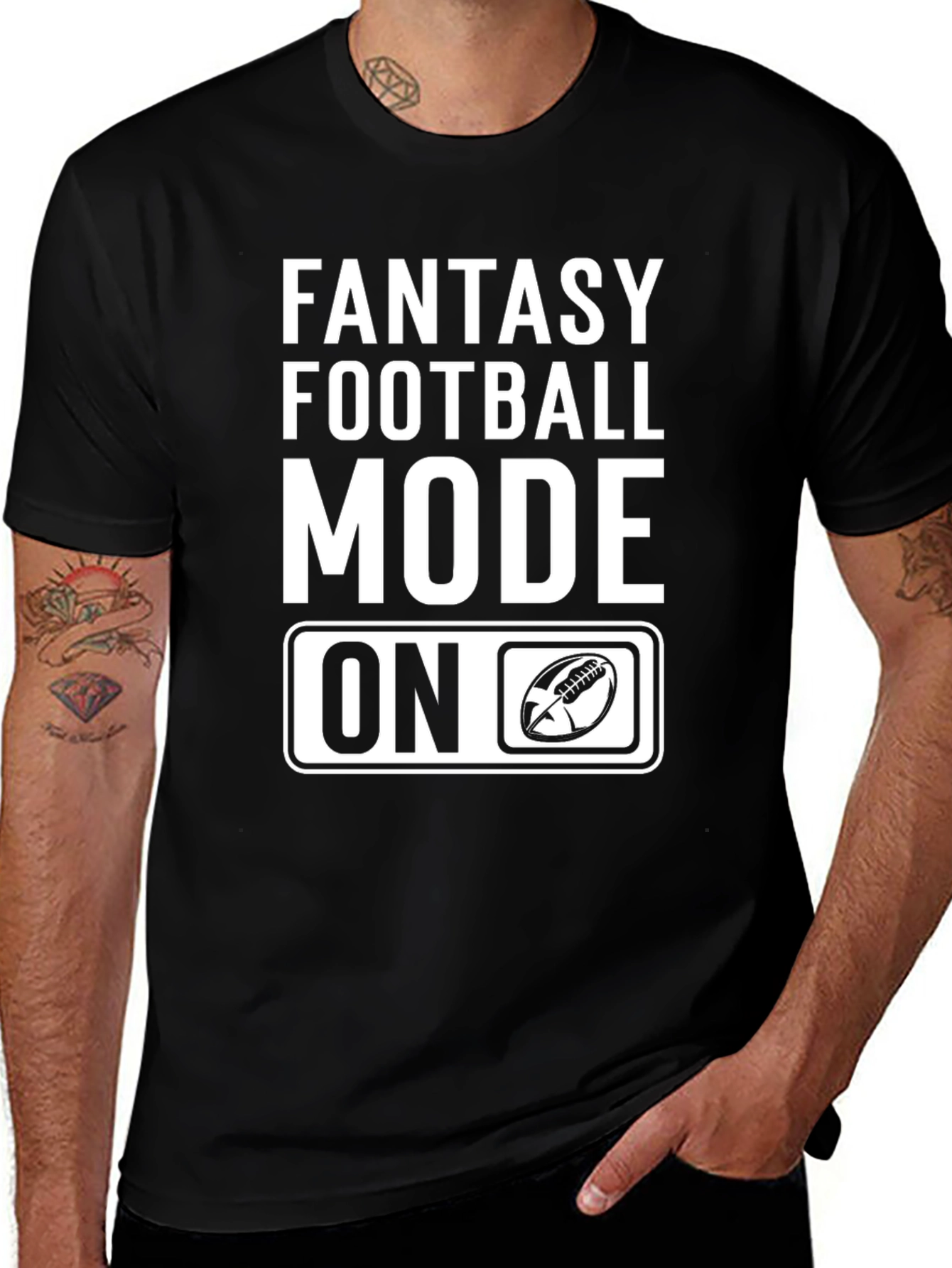 Variant 14 of Fantasy Football Mode On T-Shirt