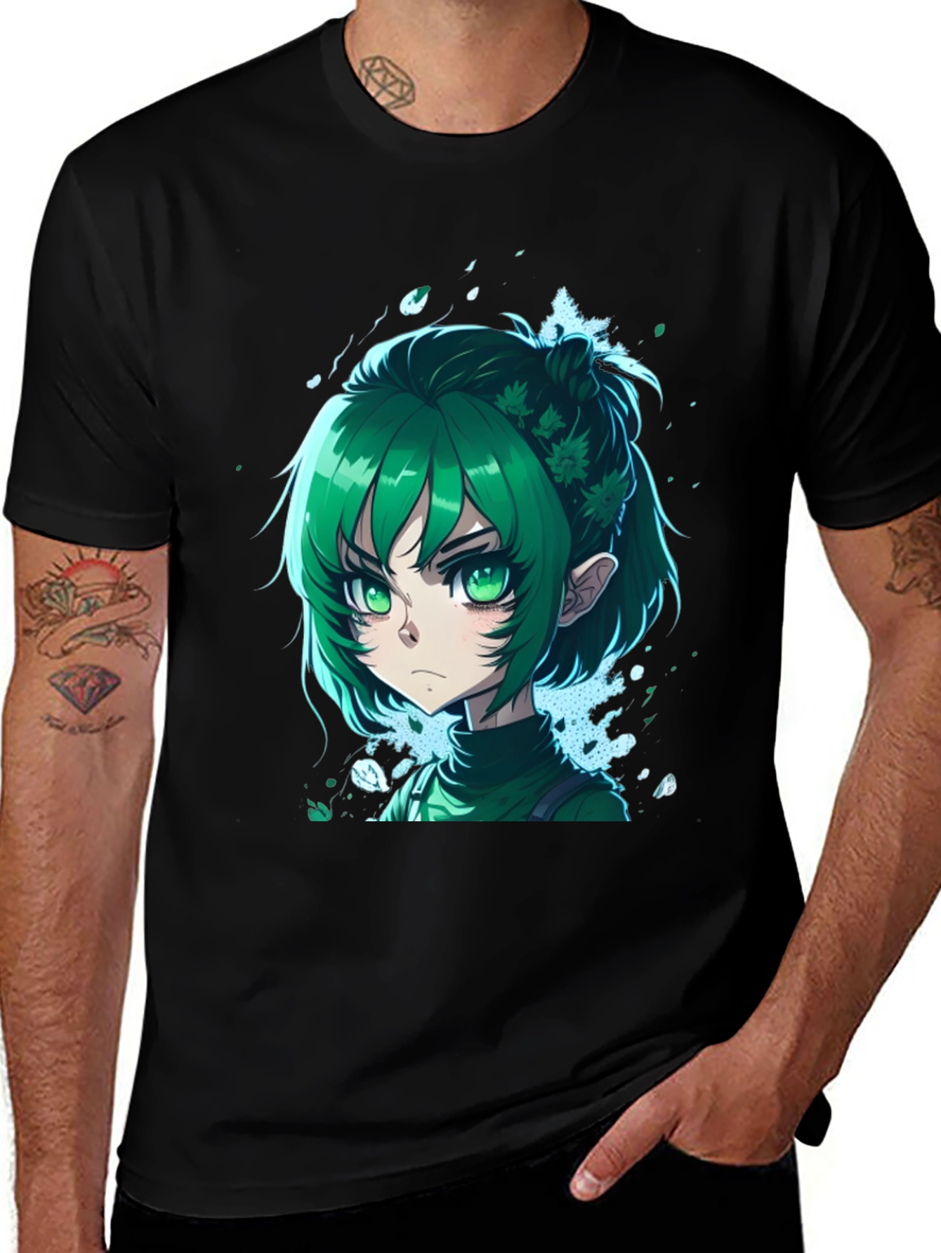 Variant 22 of Anime Girl Graphic T-Shirt