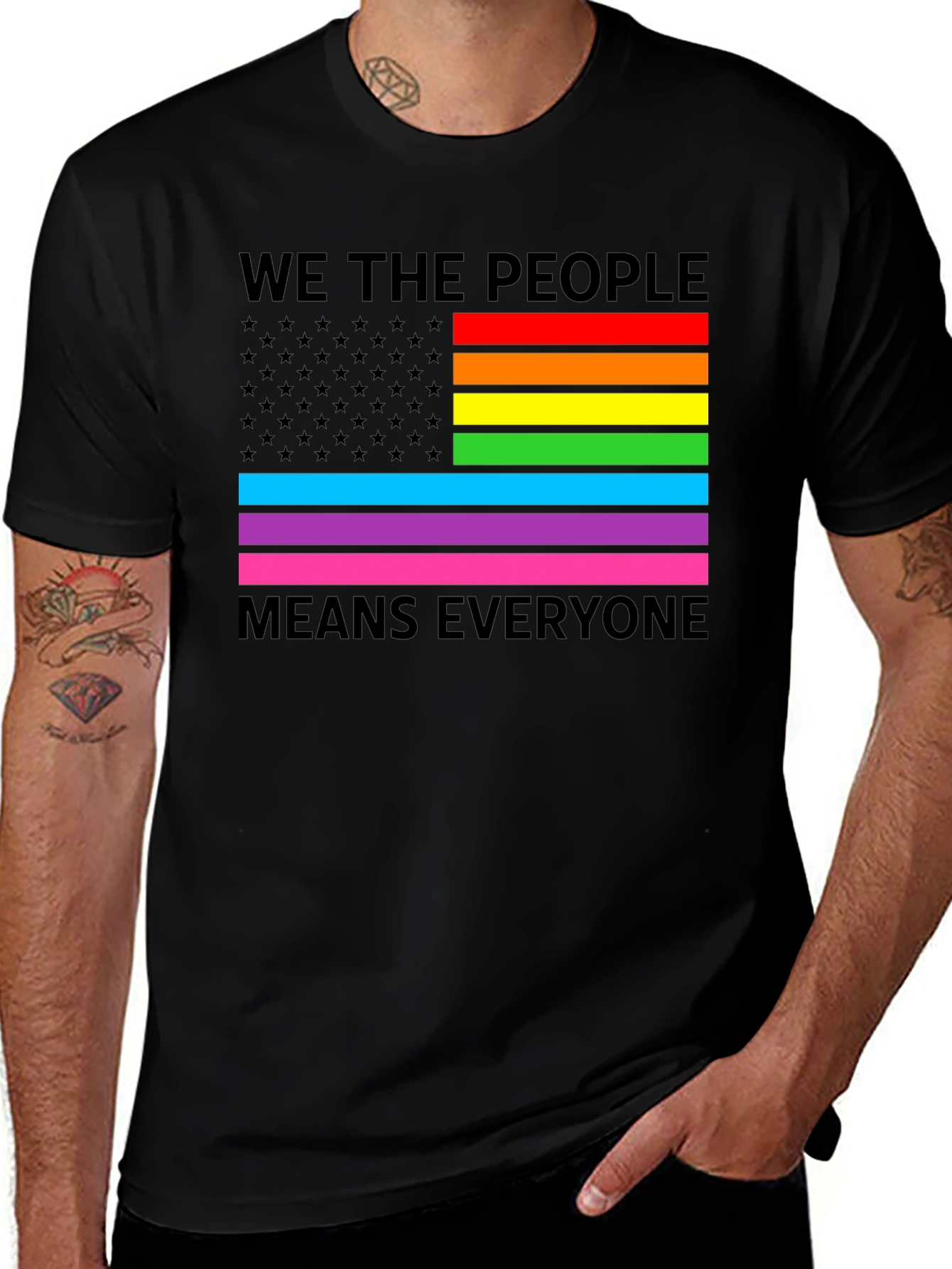 Variant 18 of We The People Means Everyone T-Shirt