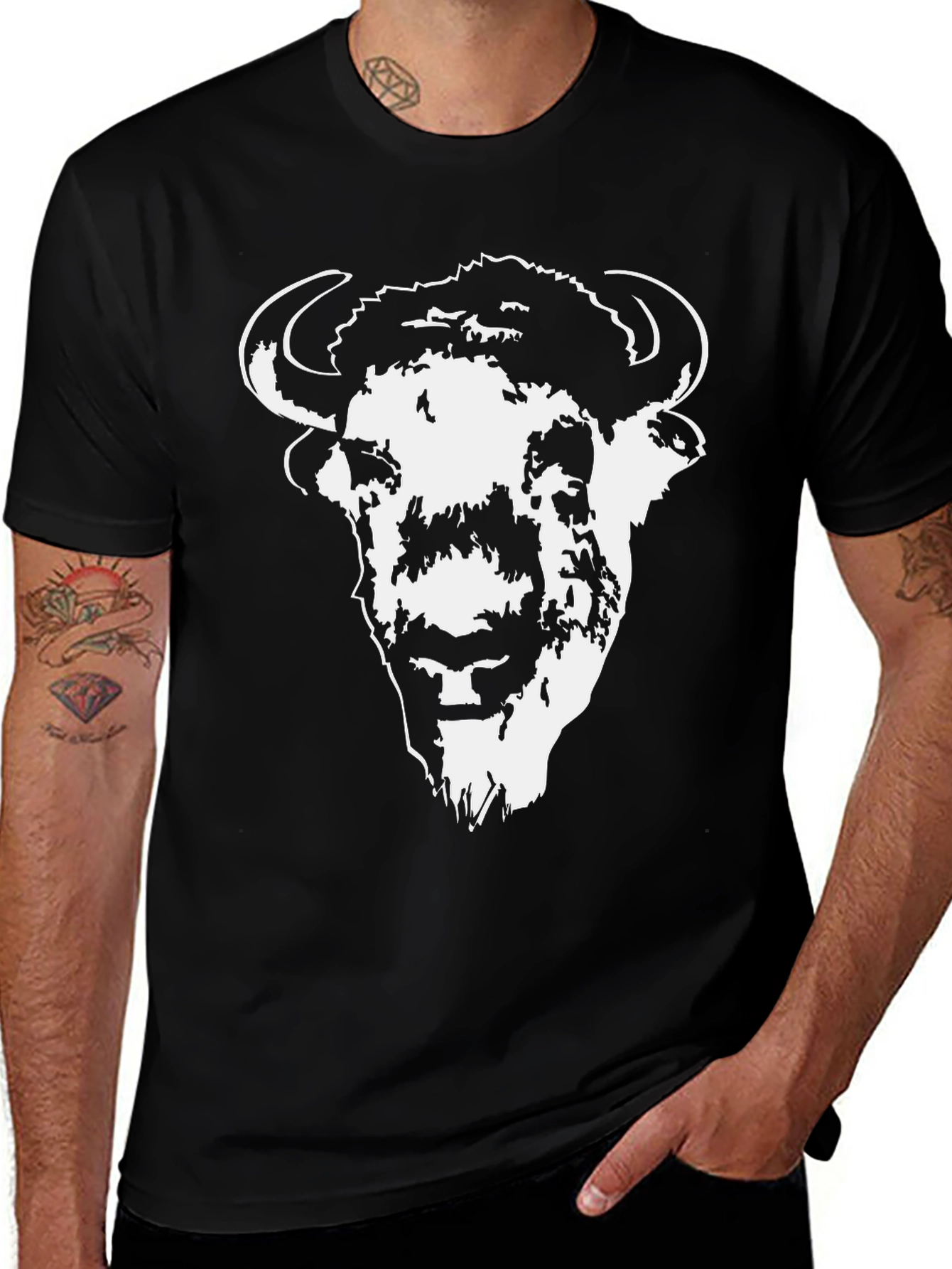 Variant 29 of Black Buffalo Graphic Tee - Bold Statement Shirt