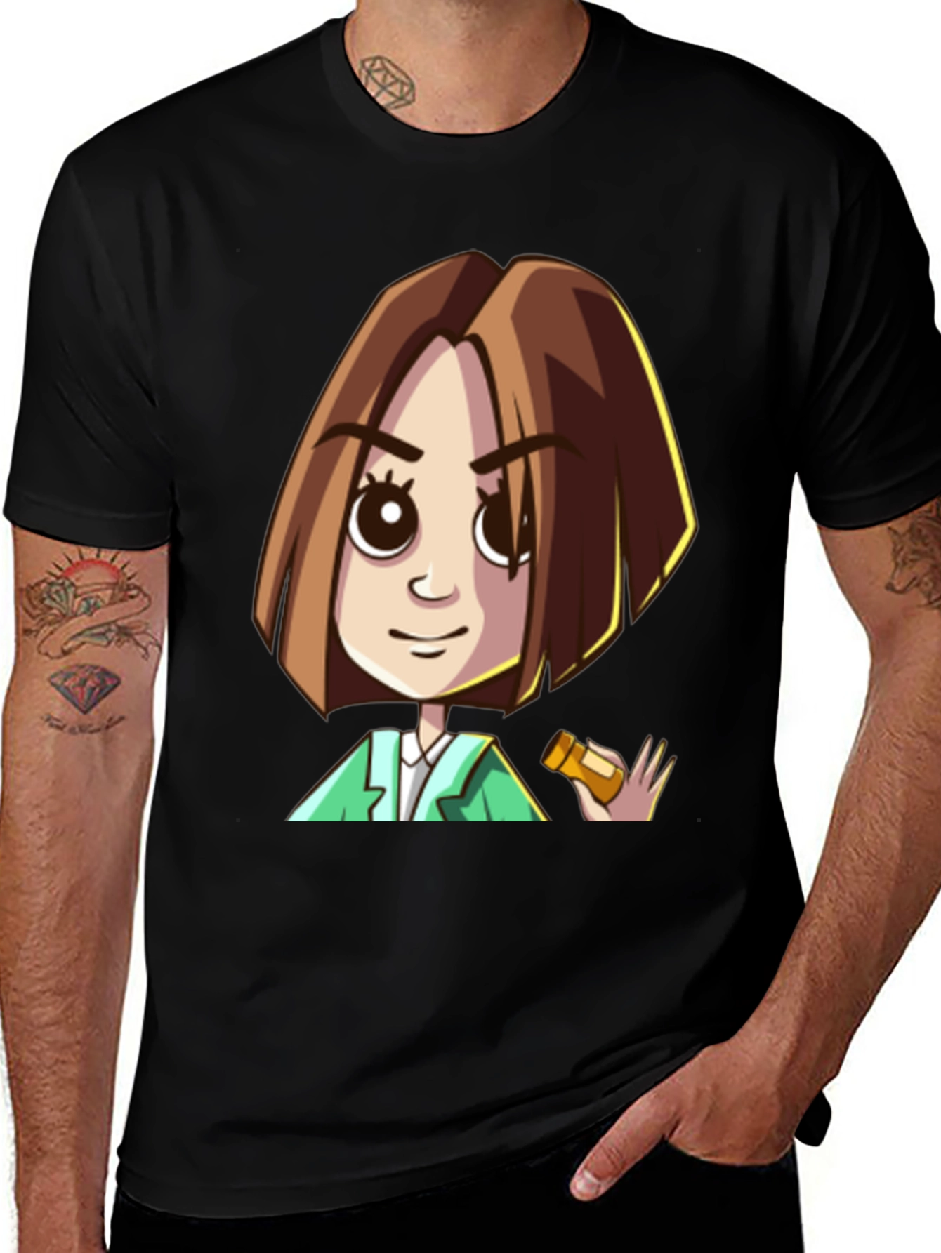 Variant 13 of Cartoon Character T-Shirt: Fun, Unique Design