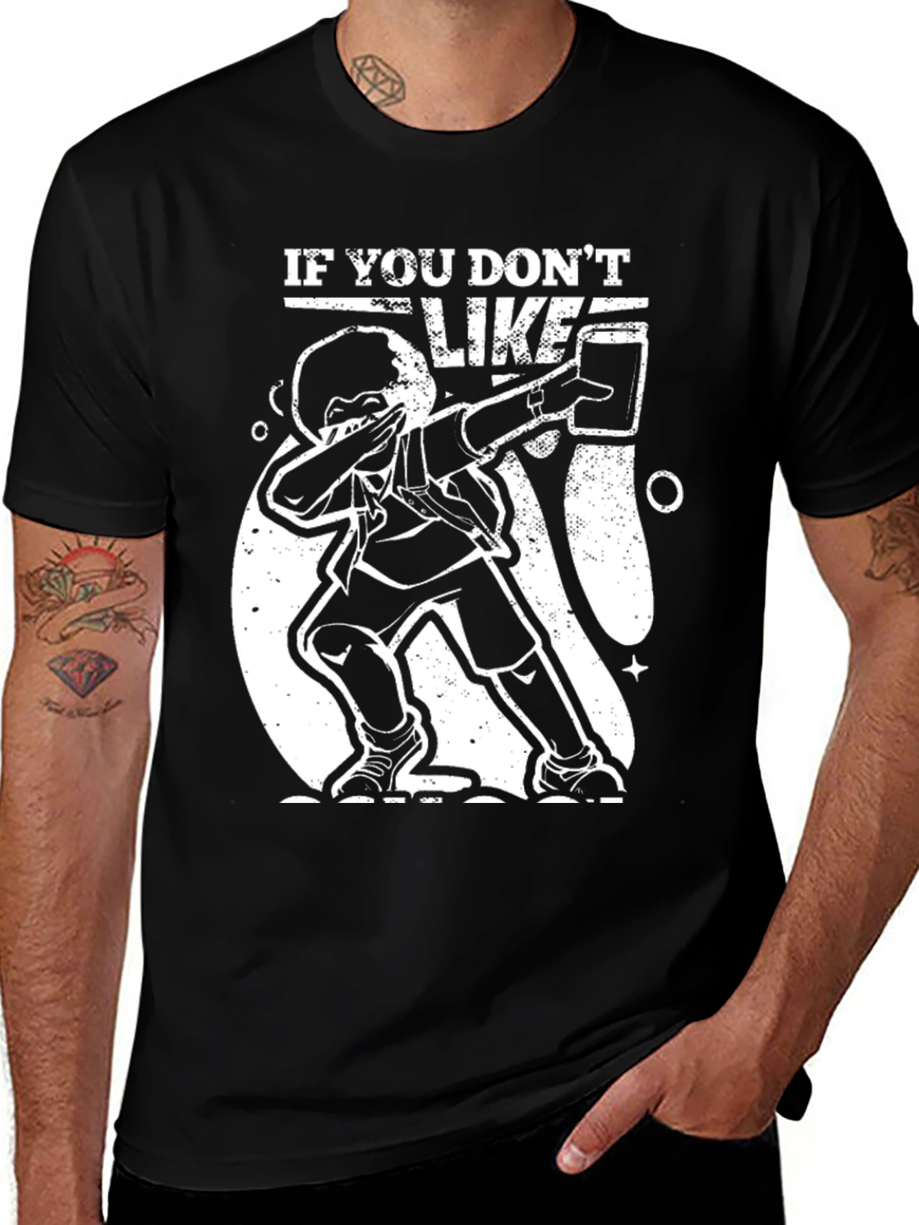 Variant 7 of Dabbing Boy T-Shirt - Black