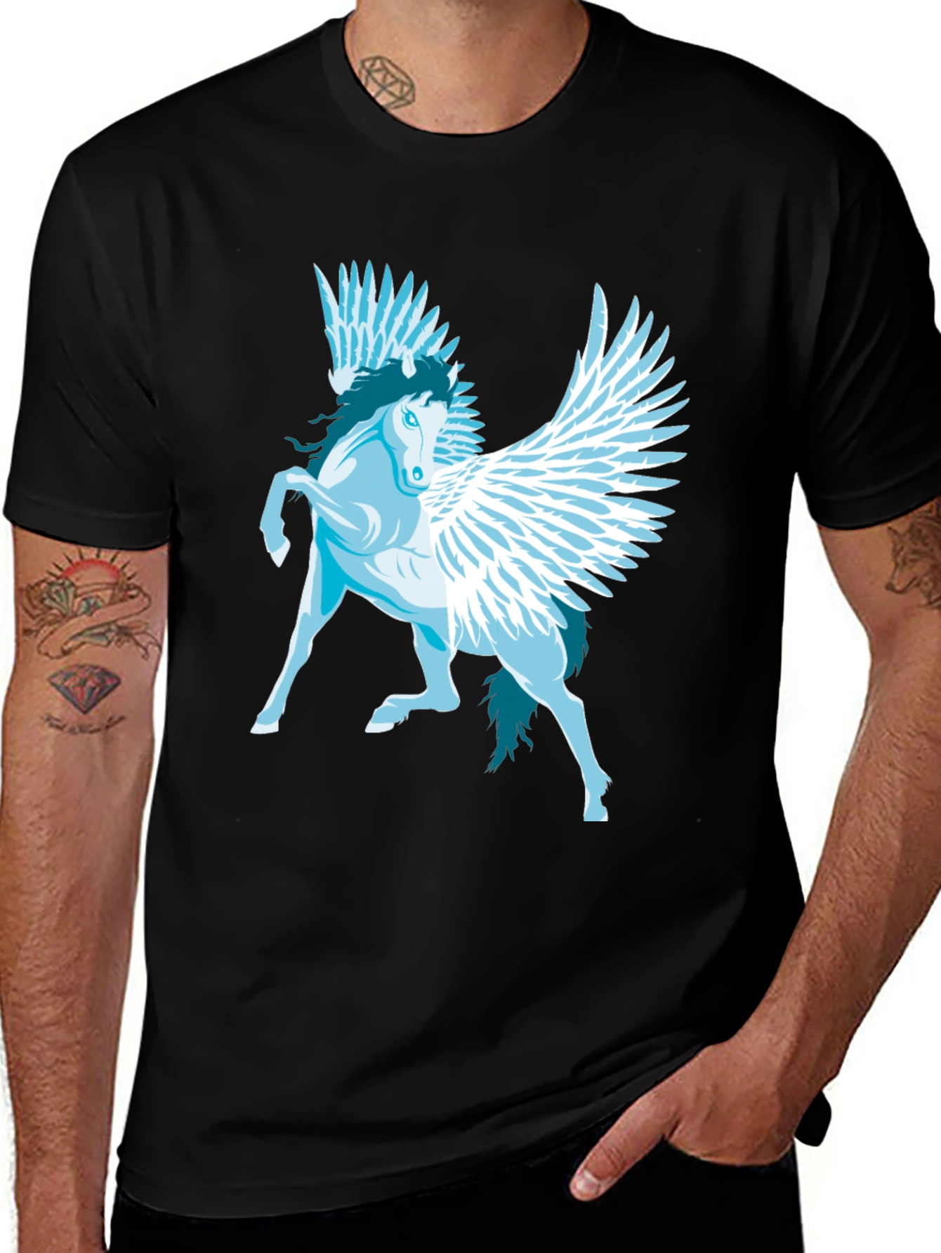 Pegasus Graphic T-Shirt - Mythical Creature Tee