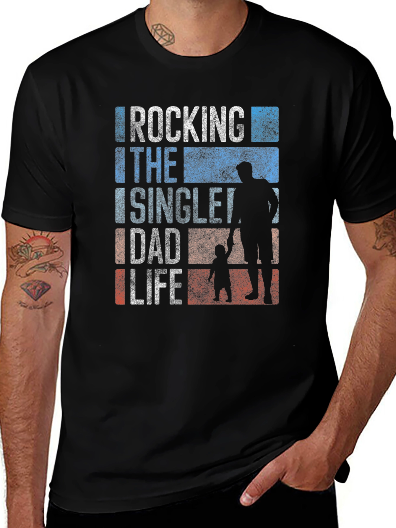 Rocking the Single Dad Life T-Shirt