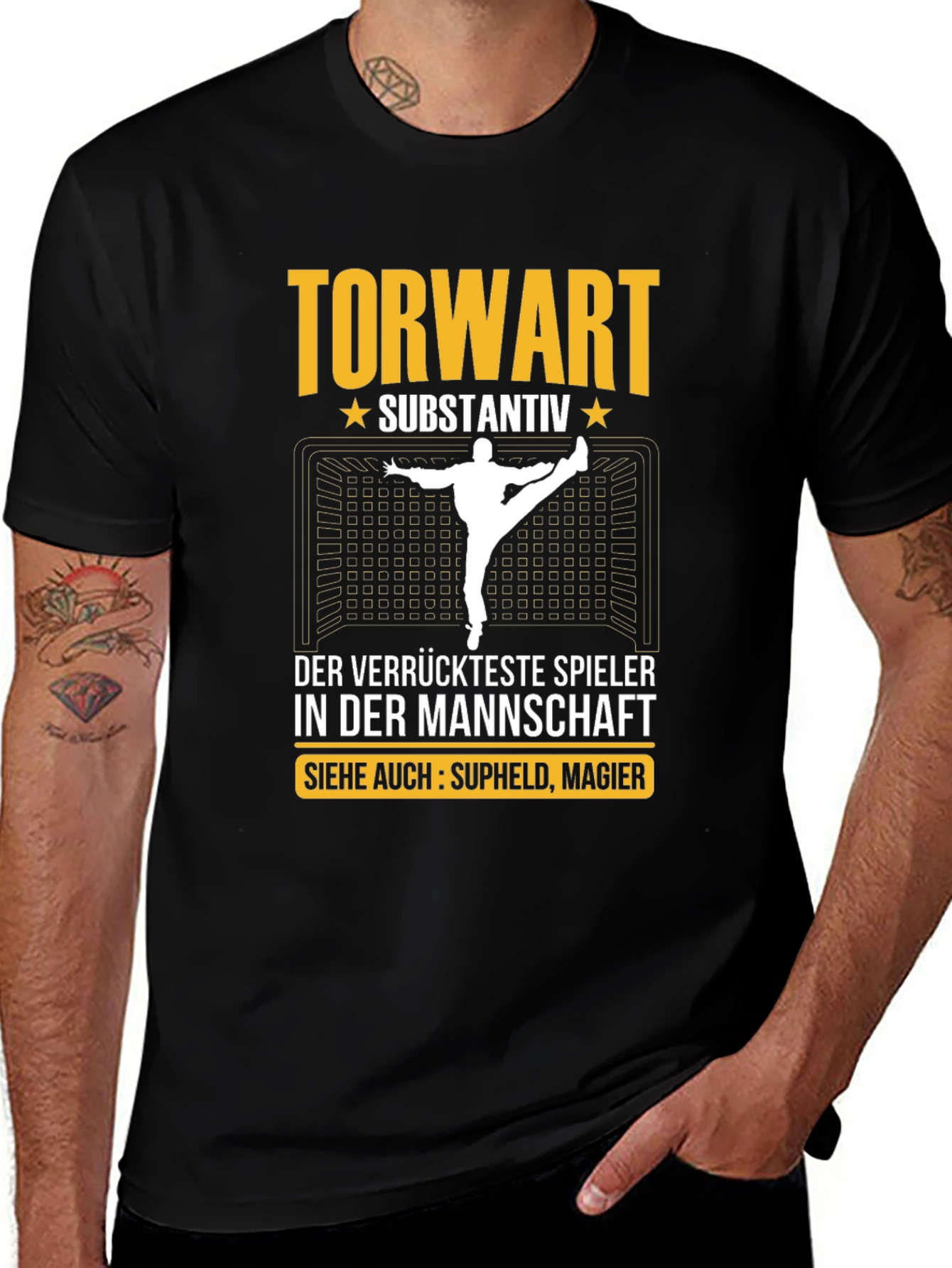 Variant 21 of Torwart Substantiv T-Shirt - Goalie Soccer Tee