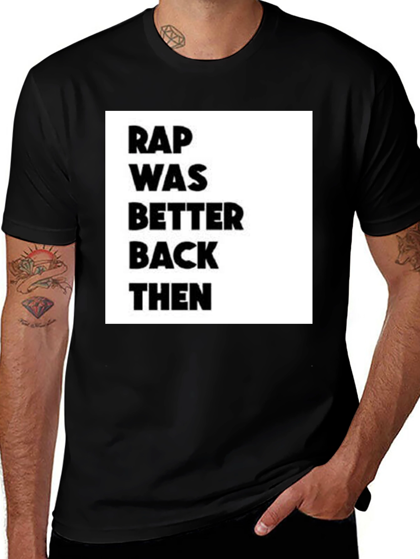 Variant 18 of Rap Was Better Back Then Graphic Tee