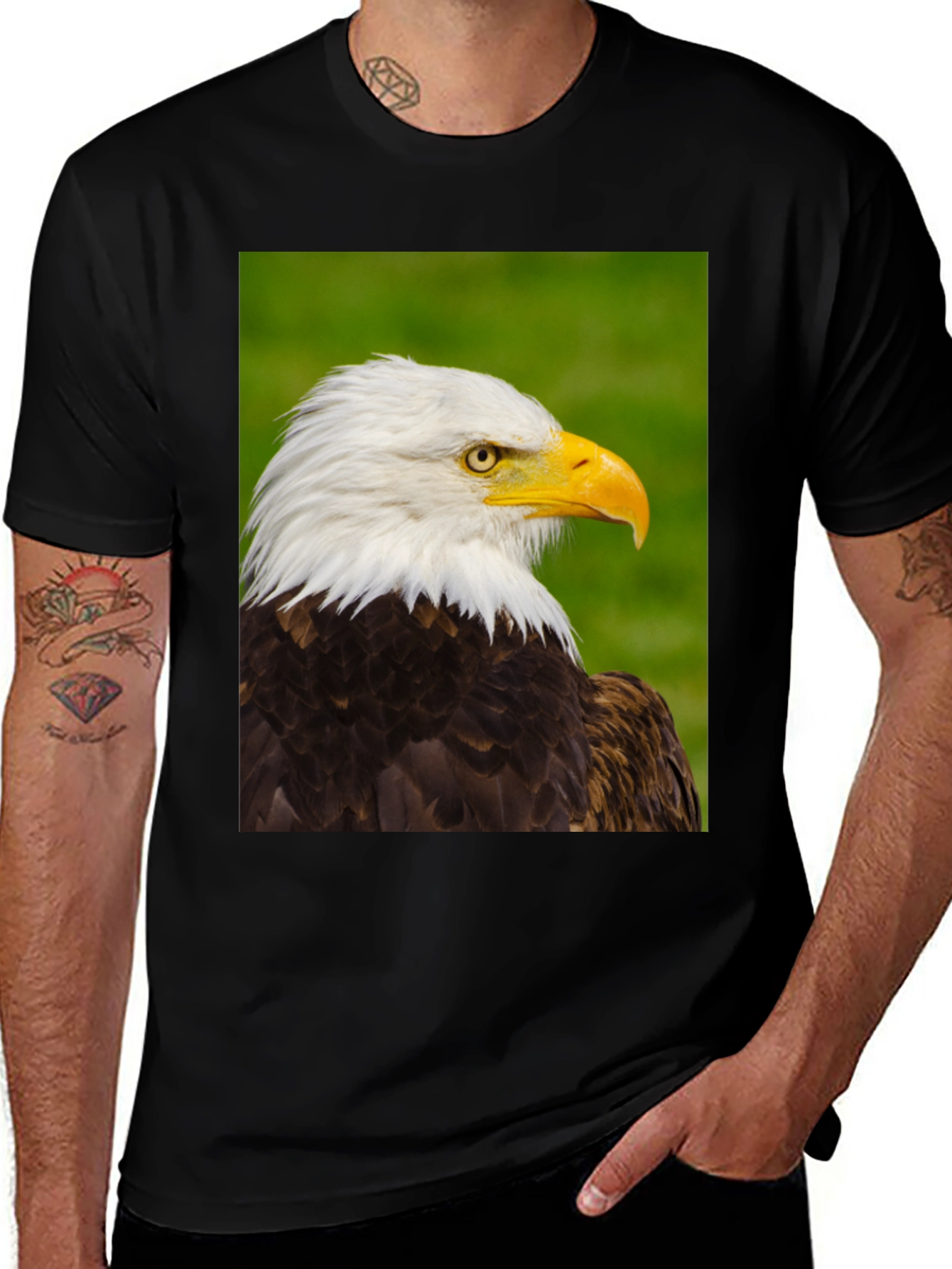 Variant 16 of Bald Eagle Graphic Tee - Patriotic Bird T-Shirt