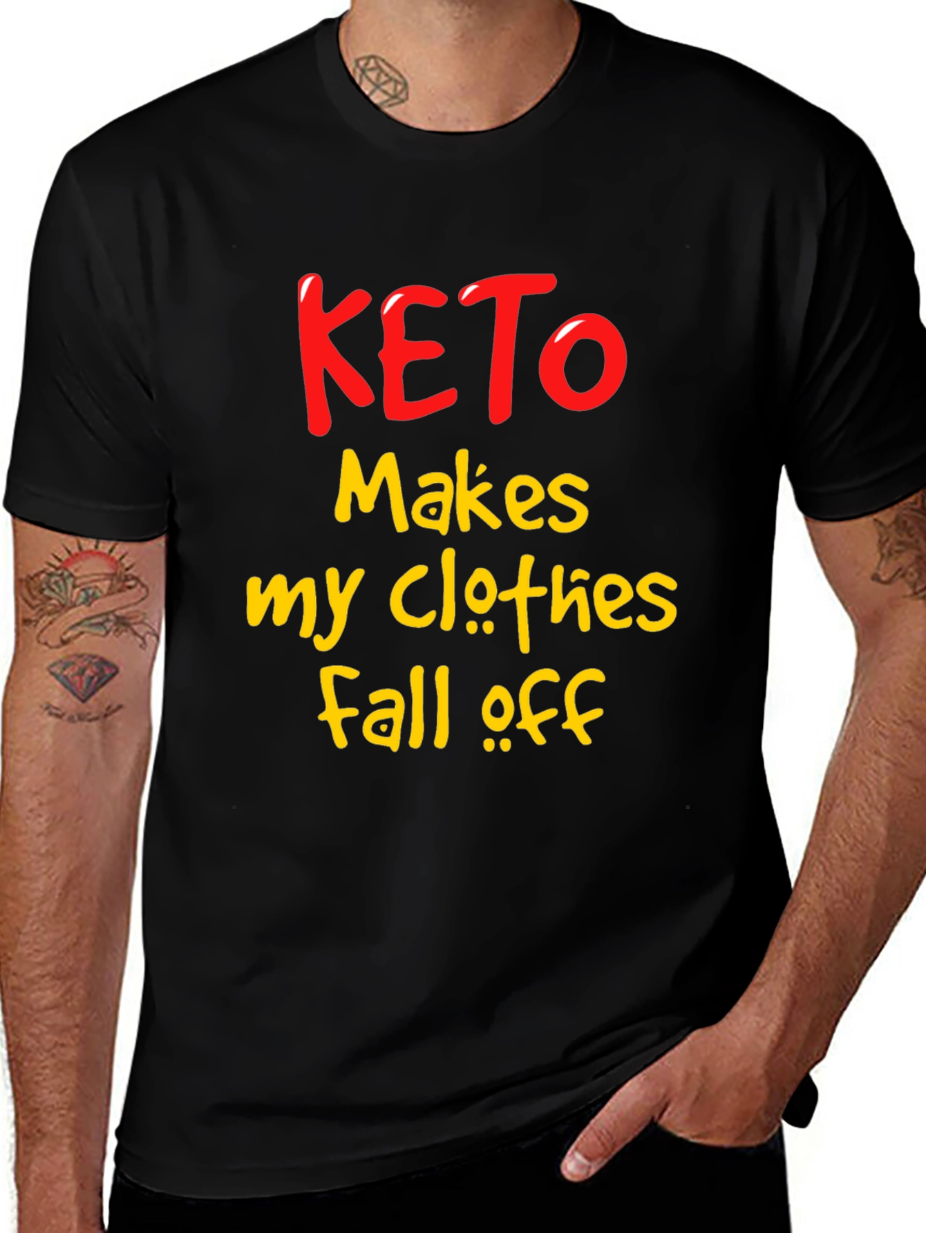 Variant 29 of Keto Diet T-Shirt - Makes Clothes Fall Off!