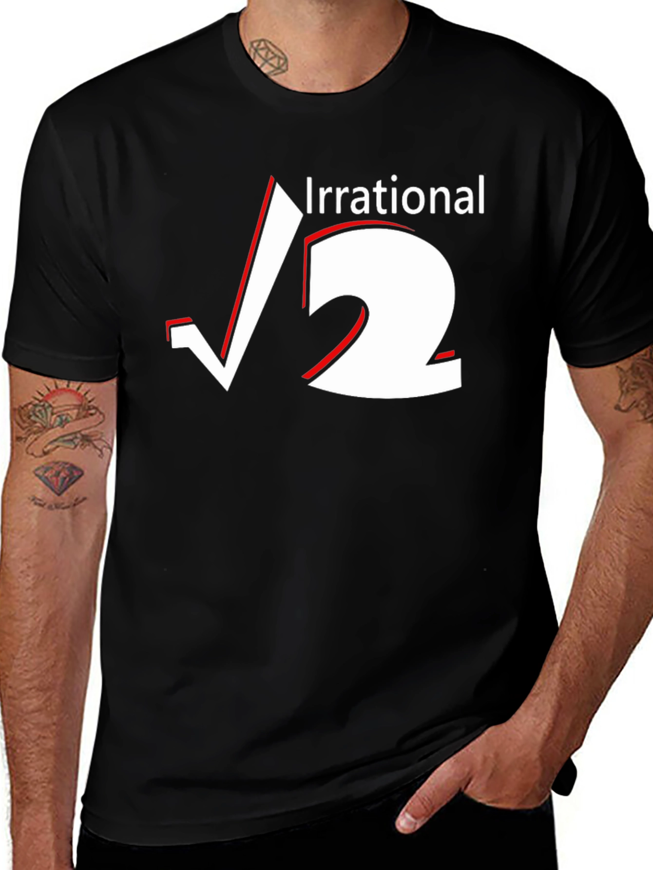 Irrational Square Root 2 Graphic Tee