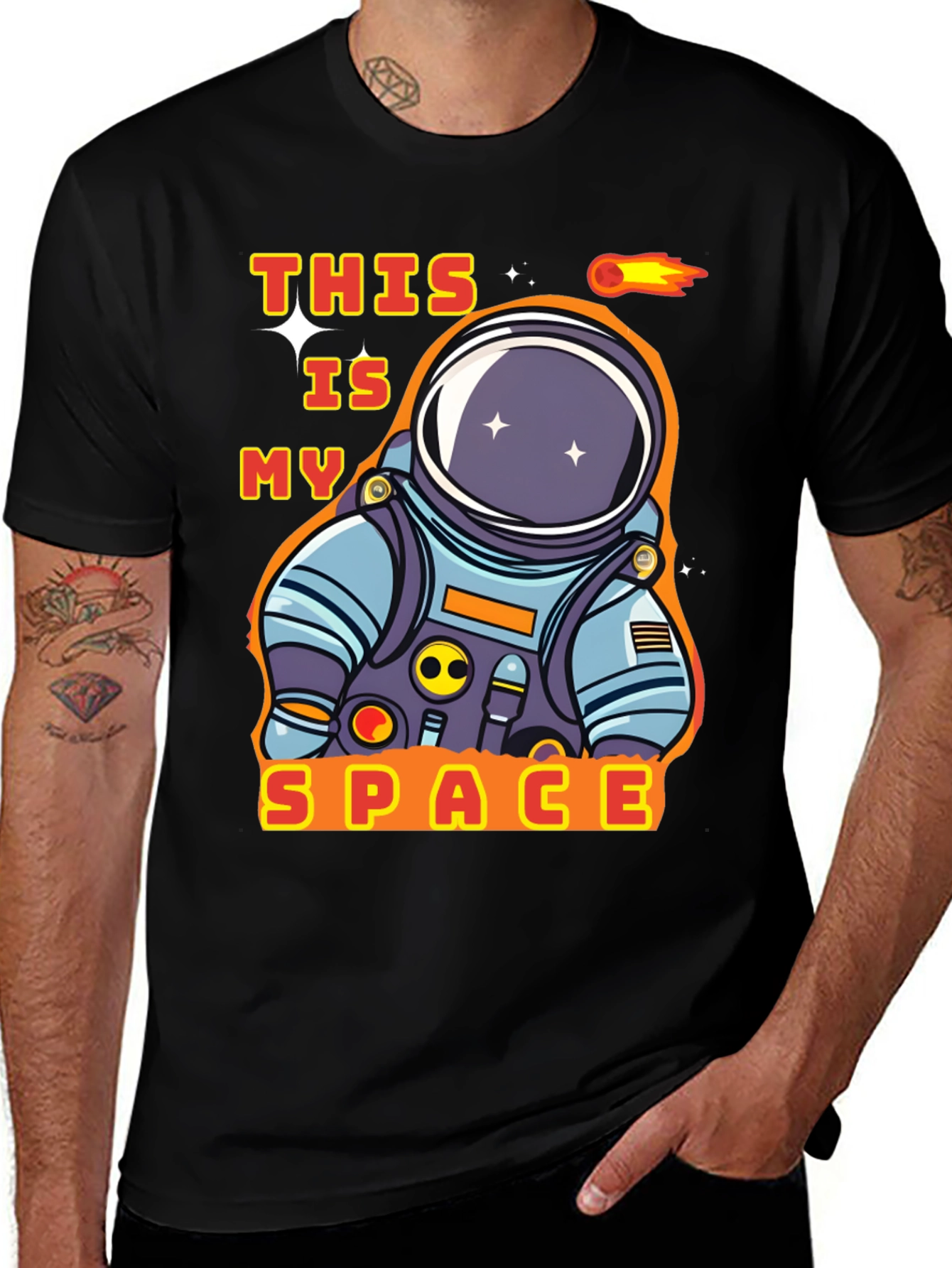 Variant 24 of This is My Space Astronaut Graphic Tee