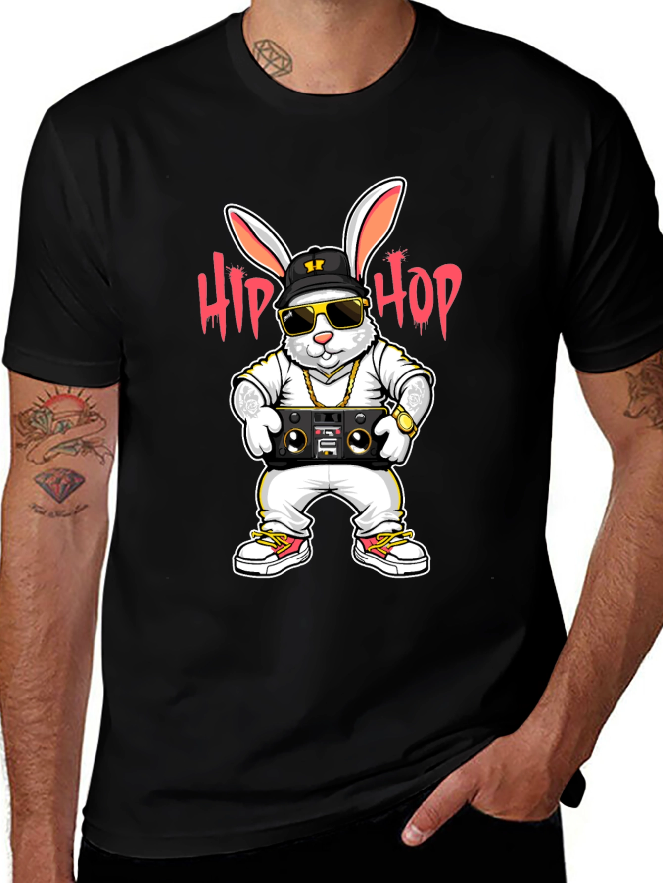 Variant 9 of Hip Hop Bunny T-Shirt