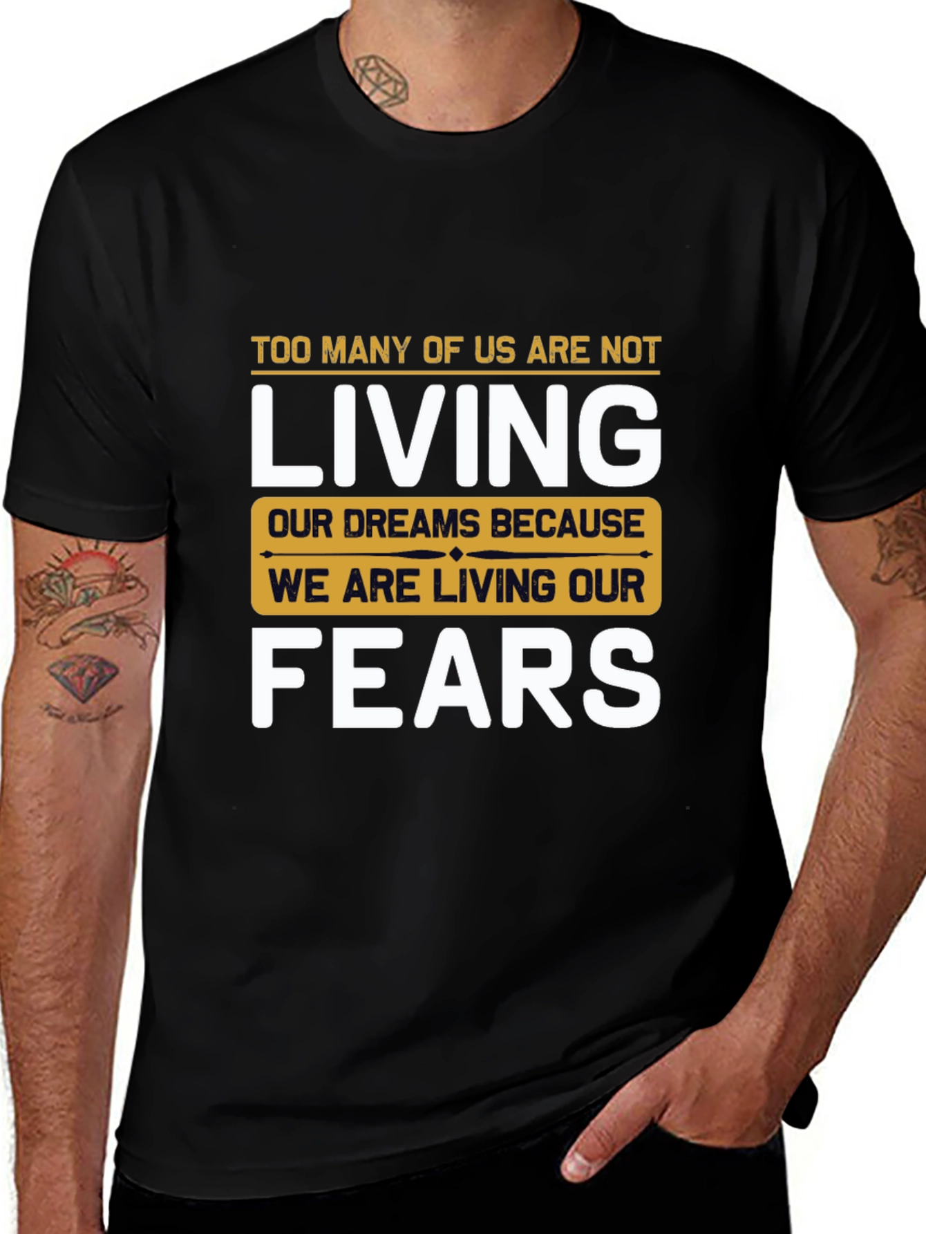 Variant 13 of Inspirational Living Dreams Graphic T-Shirt