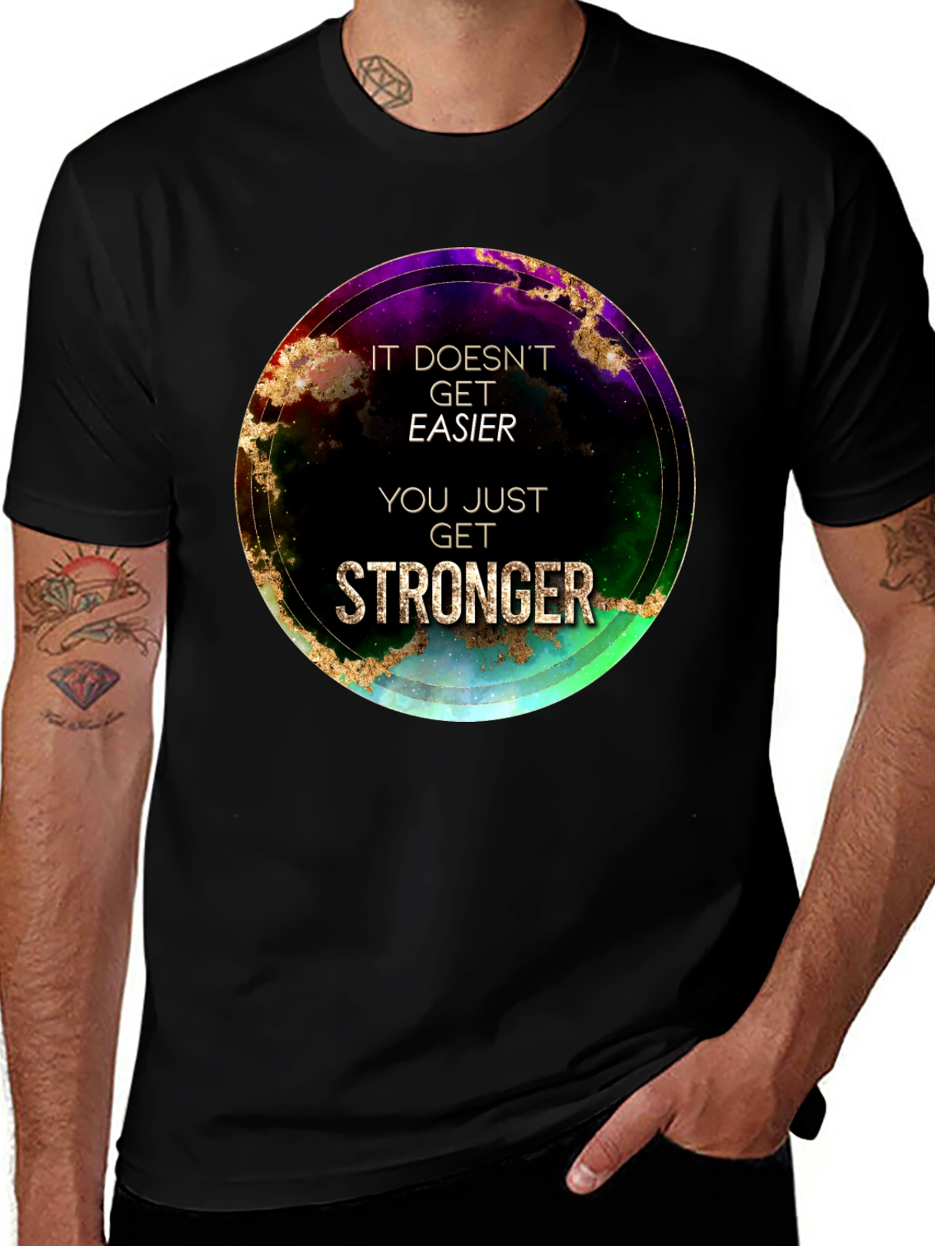 Variant 26 of Inspirational "Stronger" Graphic Tee