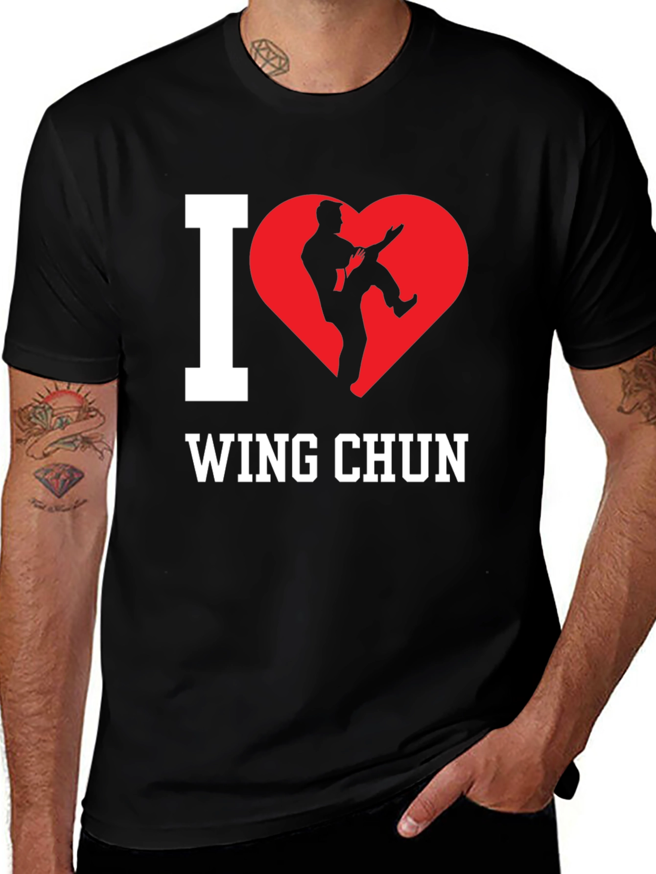 I Love Wing Chun T-Shirt - Martial Arts Tee