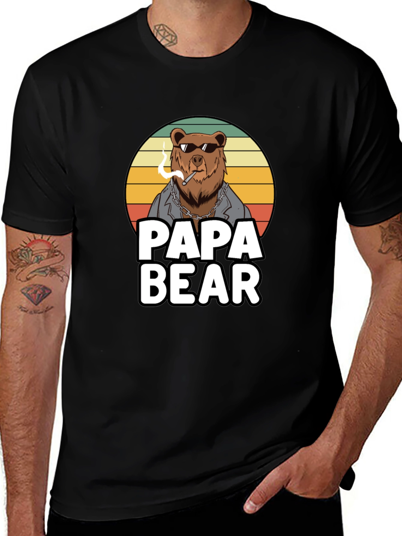 Variant 30 of Papa Bear T-Shirt - Cool Bear Design