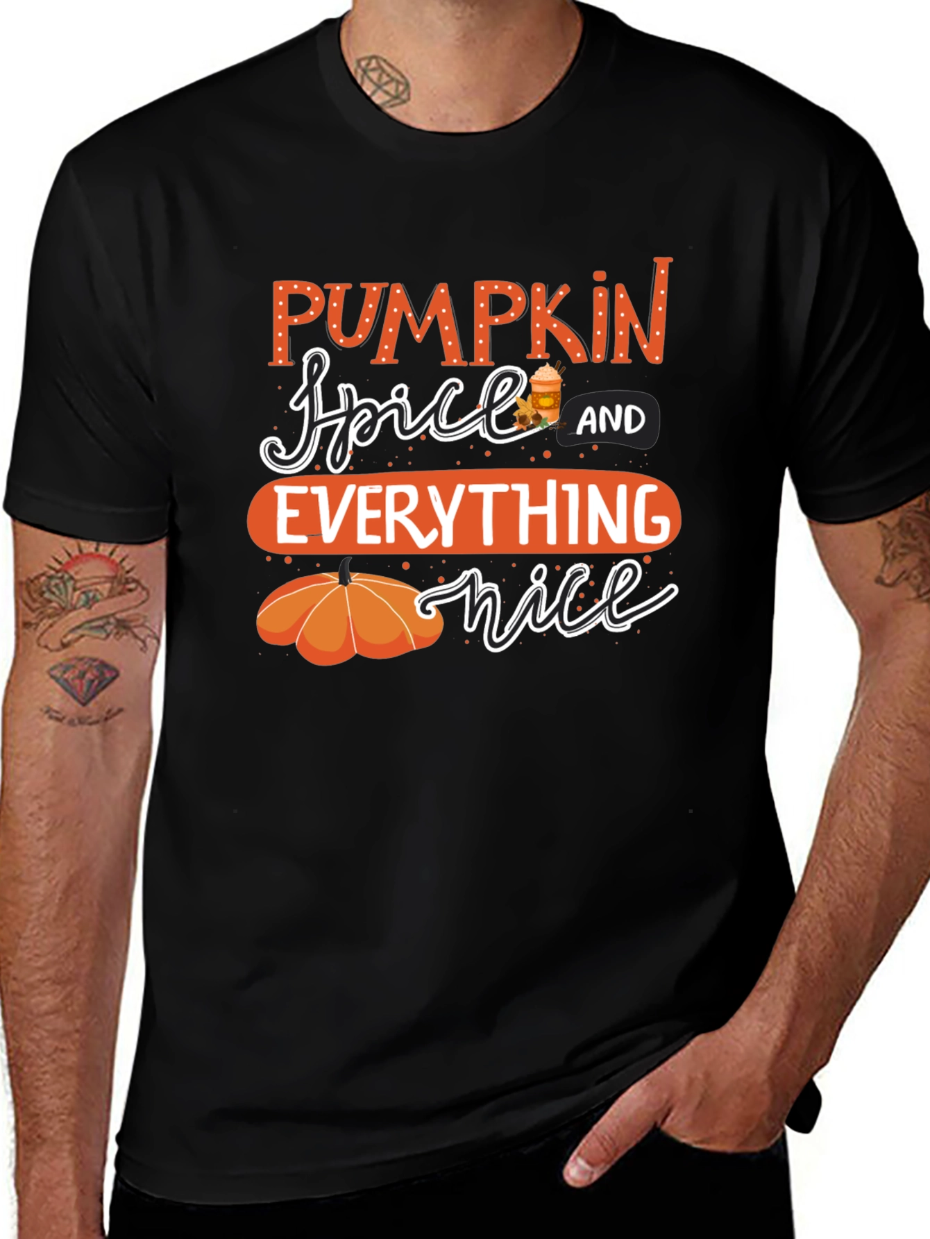 Variant 28 of Pumpkin Spice T-Shirt - Everything Nice Fall Apparel