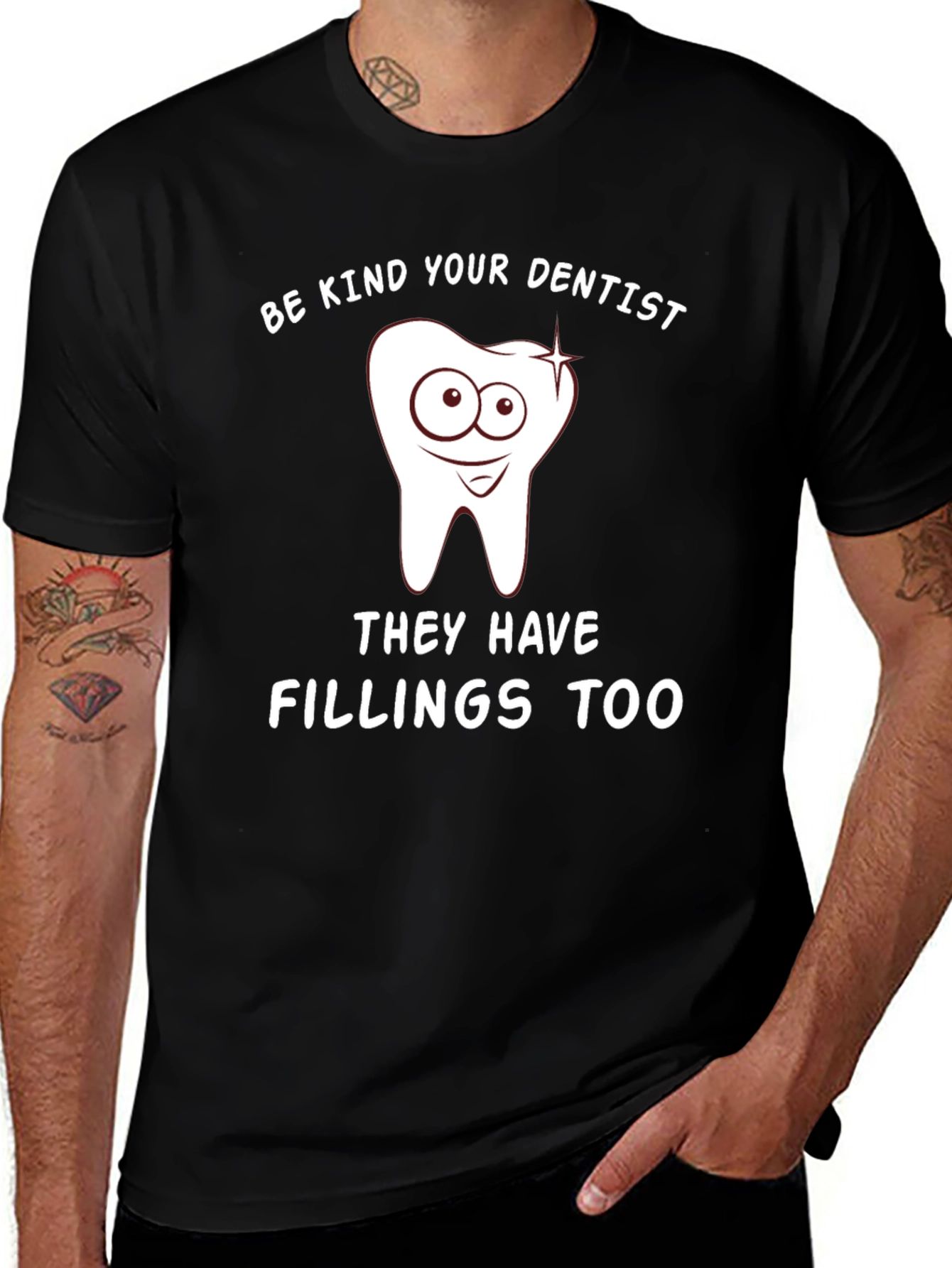 Variant 13 of Be Kind T-Shirt for Dentists