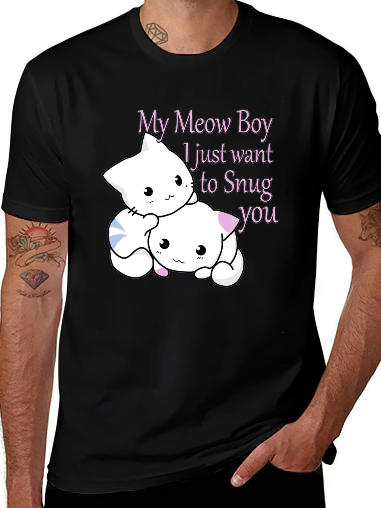 My Meow Boy Snuggle Tee