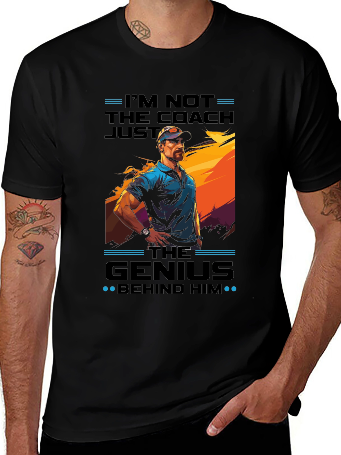Variant 3 of I'm Not The Coach, Just The Genius Graphic Tee