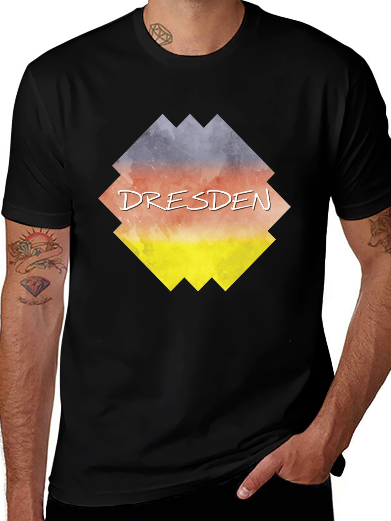 Variant 30 of Dresden Graphic Tee - Unique City Design