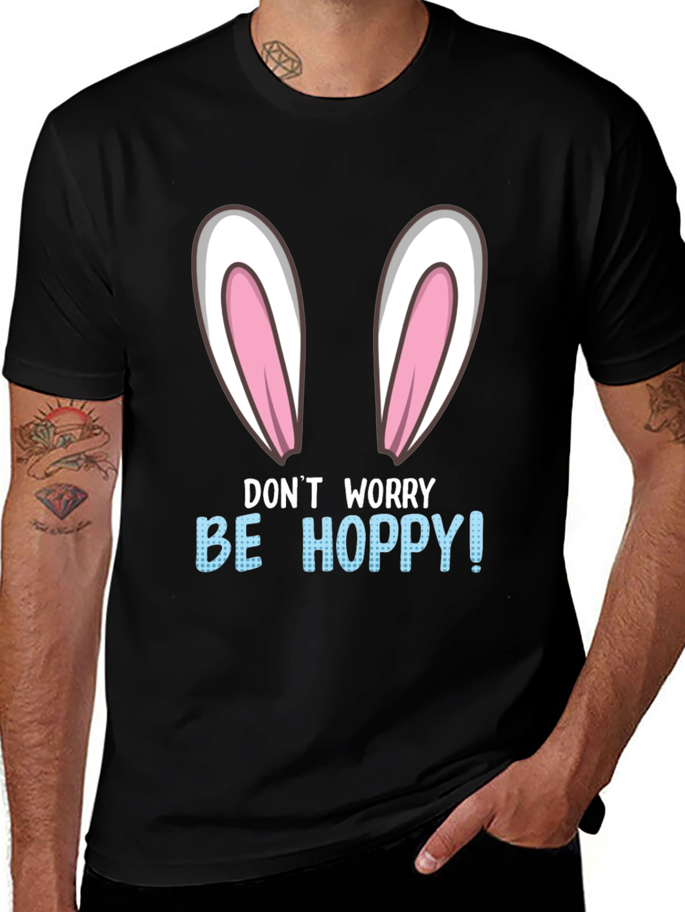 Funny Easter Bunny T-Shirt - Be Hoppy!
