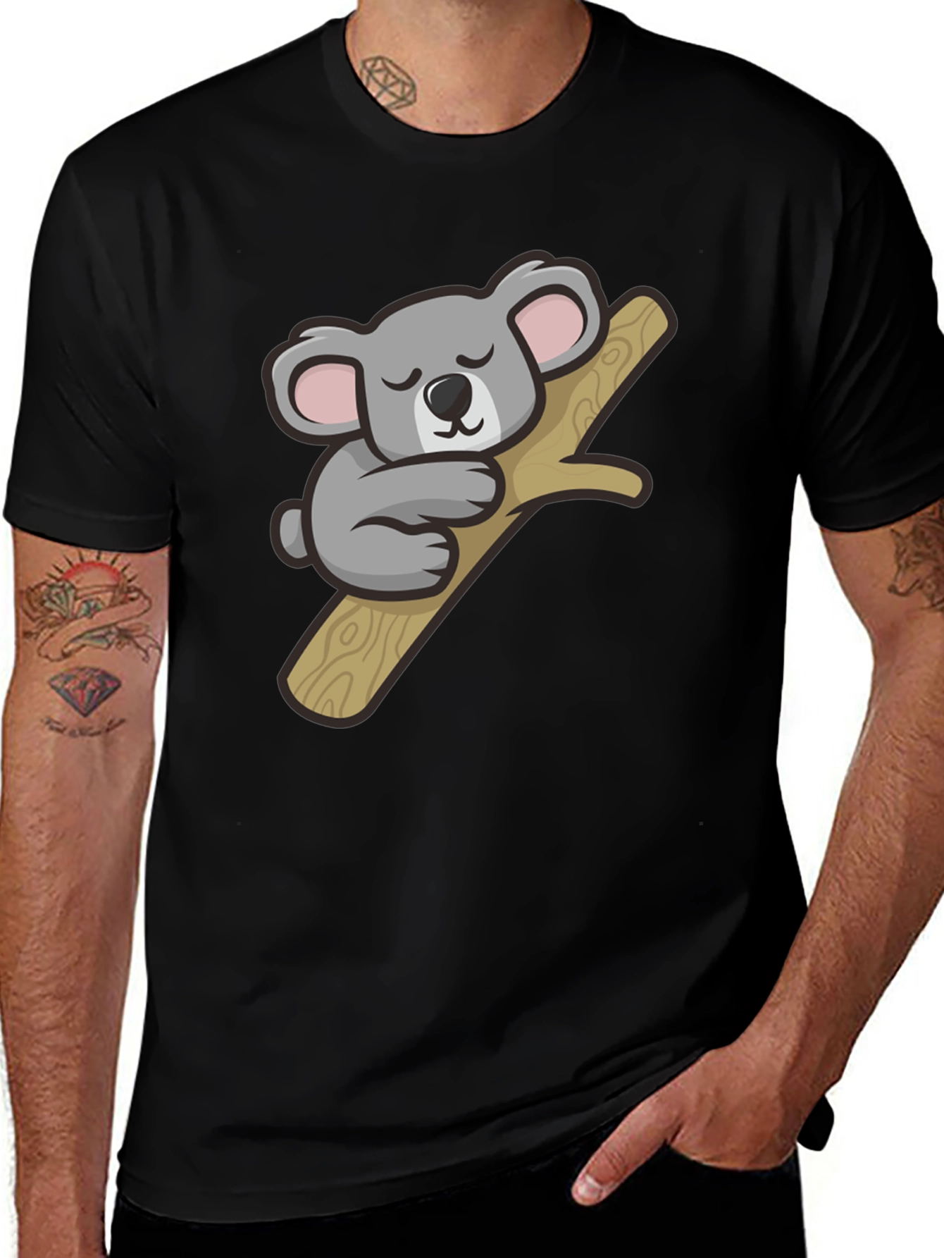 Variant 4 of Cute Koala Graphic T-Shirt - Soft Cotton Tee
