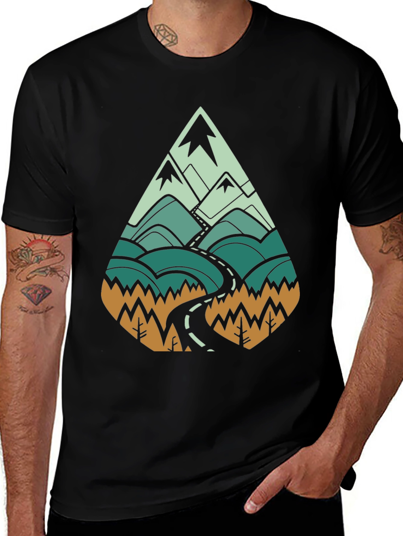 Variant 27 of Mountain Road Trip Graphic Tee