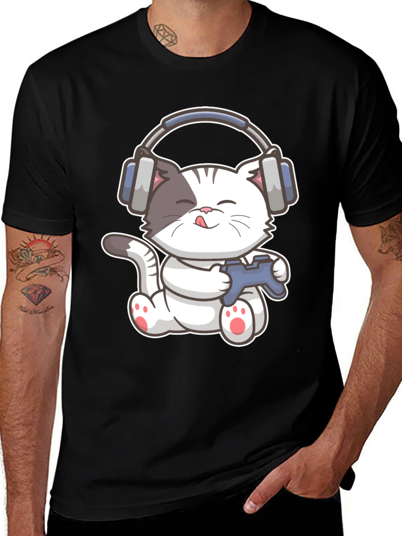 Gamer Cat T-Shirt