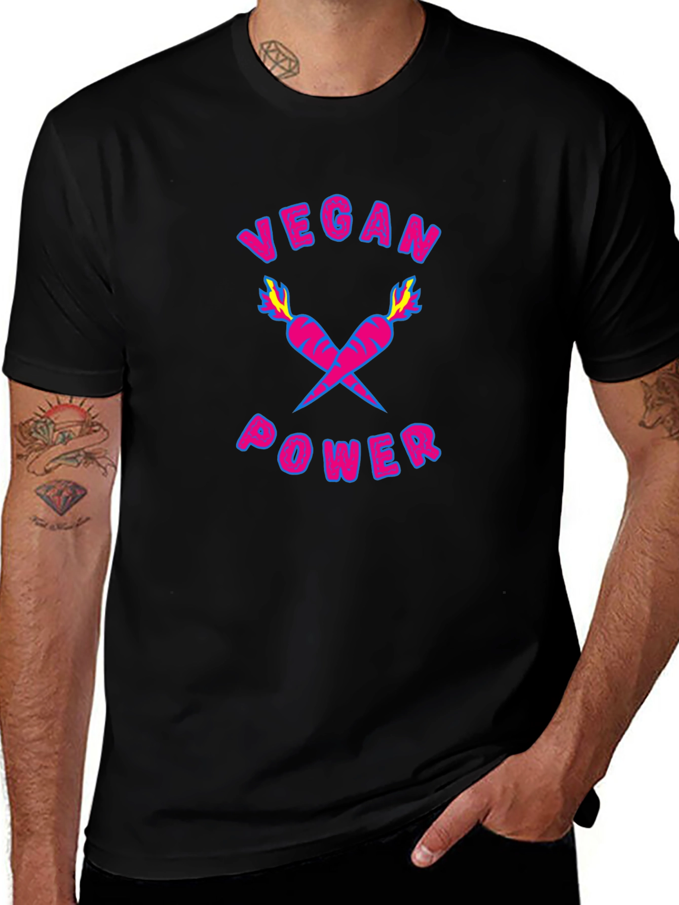 Vegan Power Graphic T-Shirt