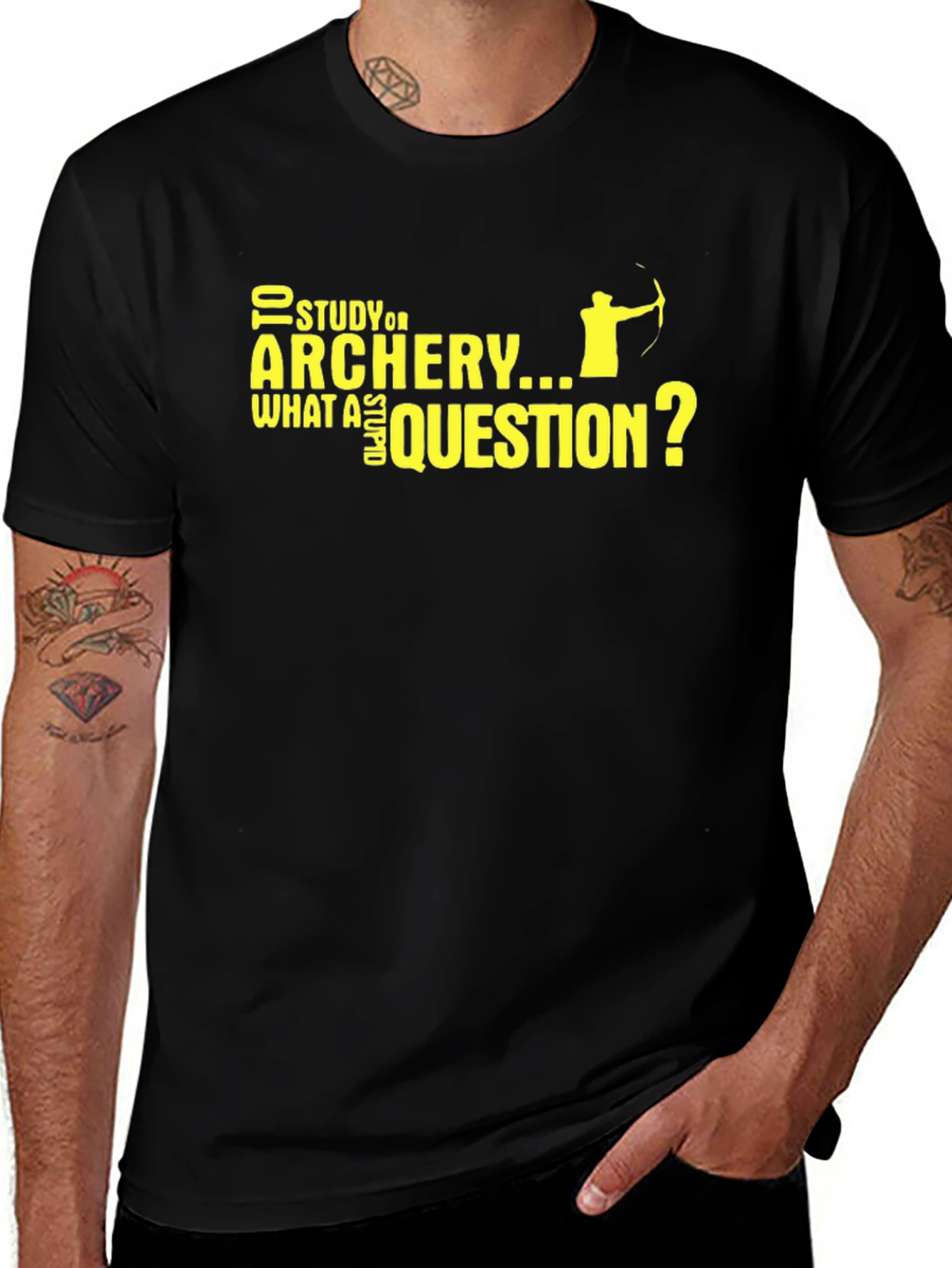 Variant 13 of Archery T-Shirt: Study or Archery? Funny Archer Gift Tee