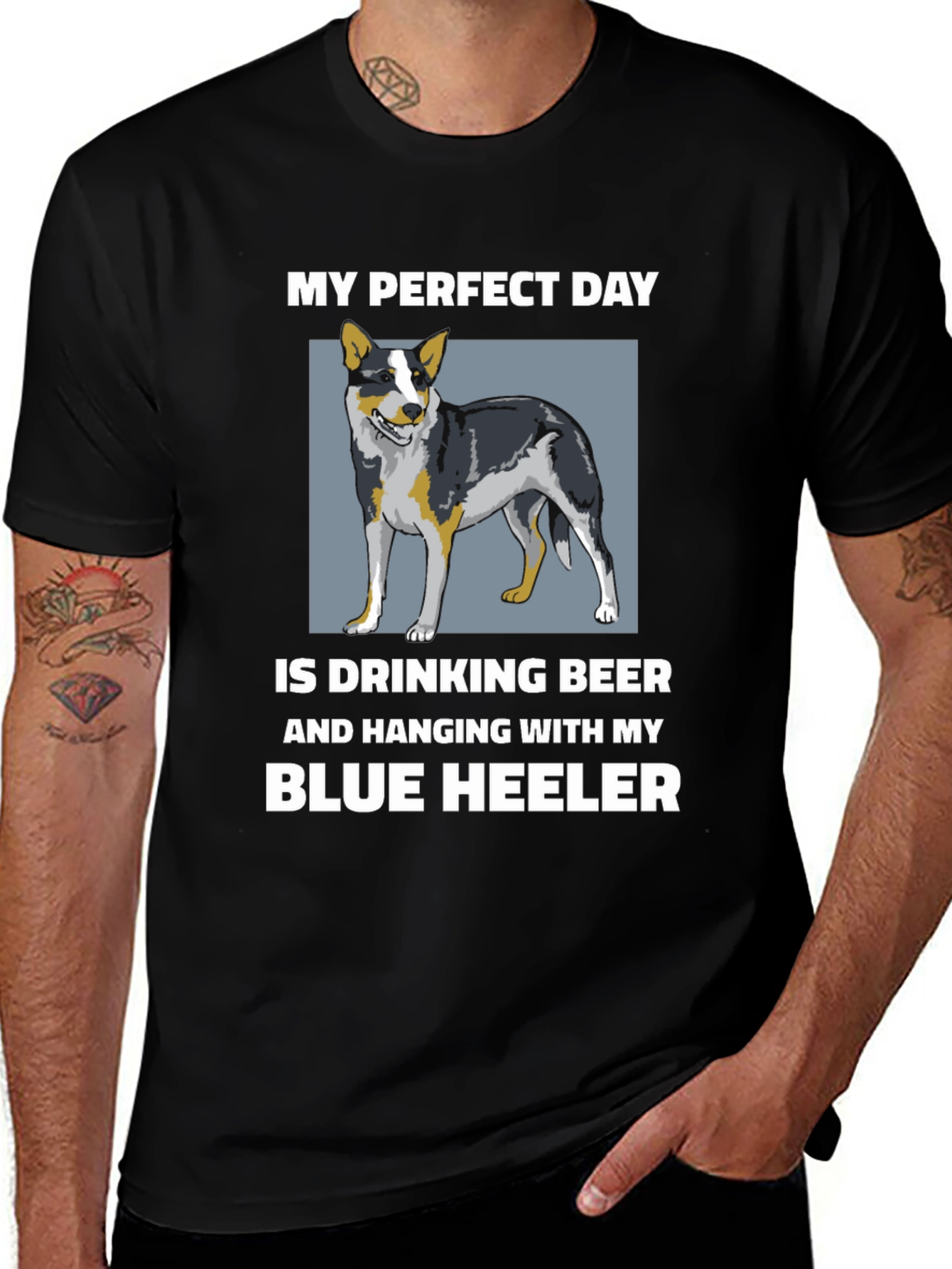 Blue Heeler Beer Lover T-Shirt