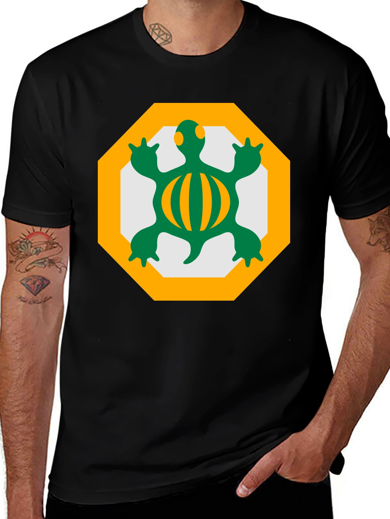 Adinkra Dwennimmen Turtle T-Shirt