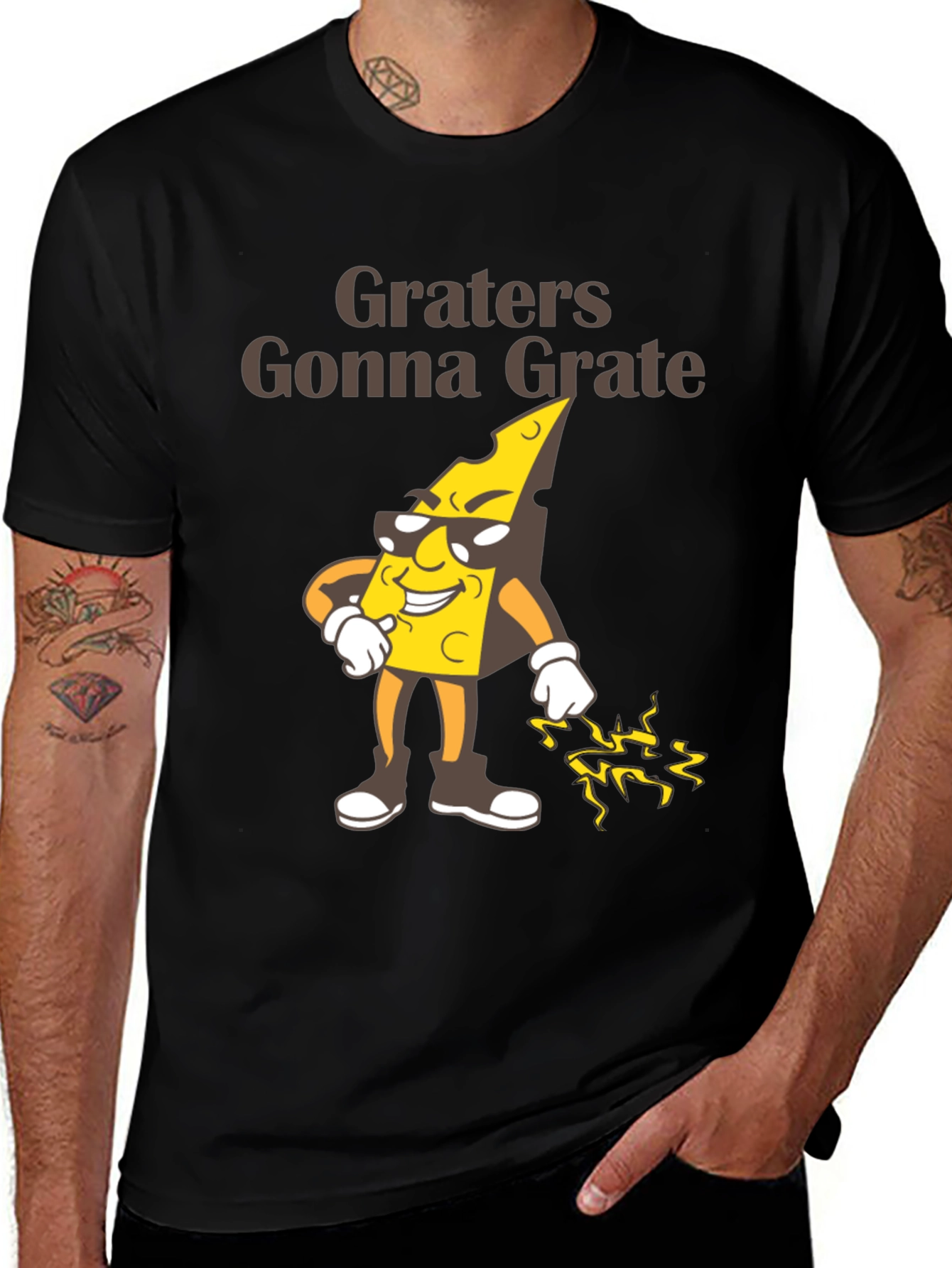 Variant 20 of Grater Humor Tee - Graters Gonna Grate T-Shirt
