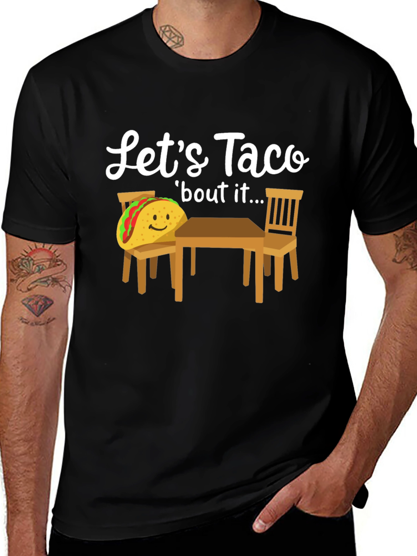 Variant 19 of Let's Taco 'bout It T-Shirt