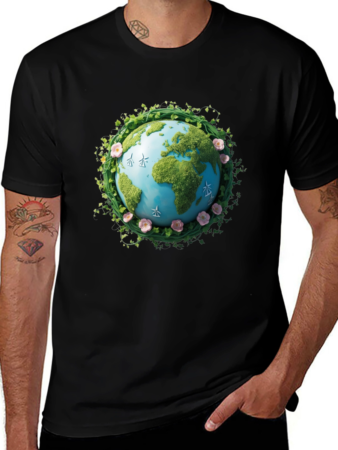 Eco-Friendly Earth T-Shirt - Sustainable Style