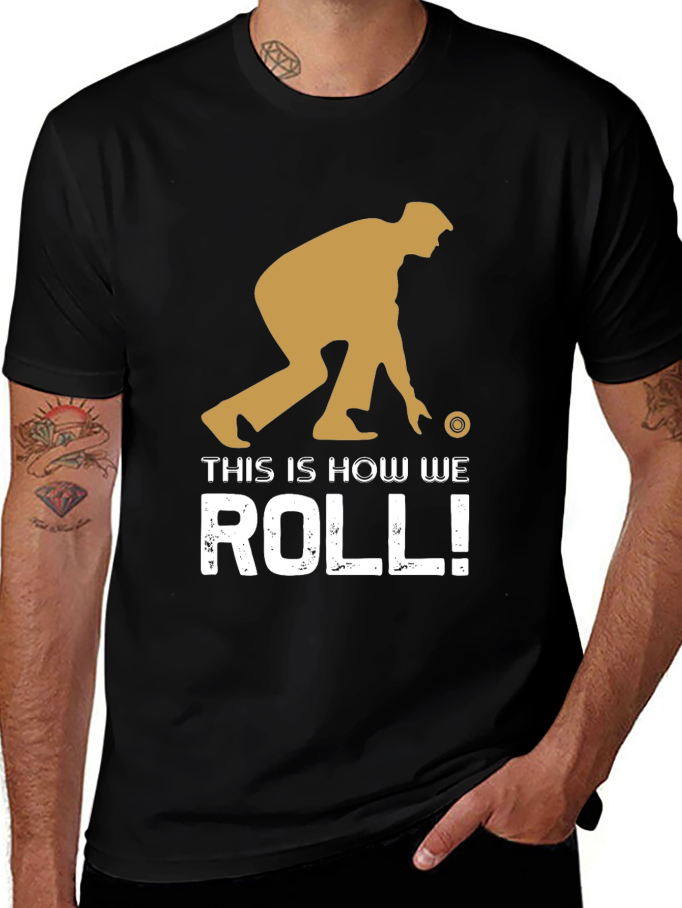 Variant 27 of This is How We Roll! Bowling T-Shirt