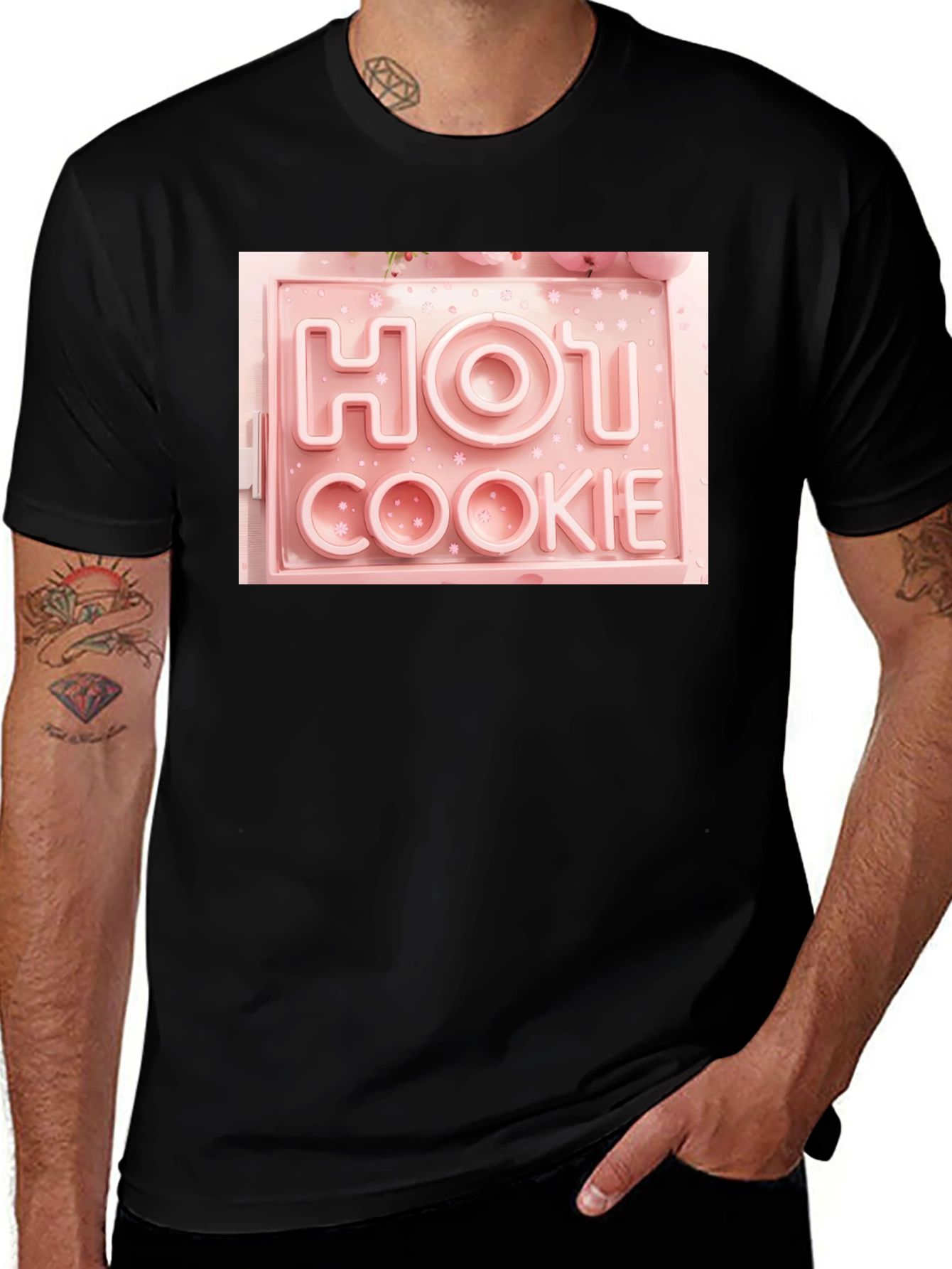 Variant 20 of Hot Cookie Graphic Tee - Trendy Casual Shirt
