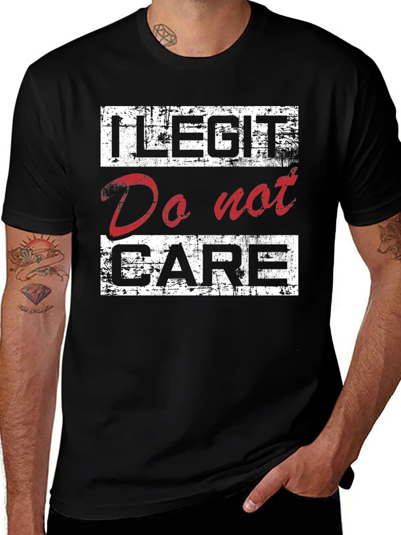 Variant 5 of I Legit Do Not Care Graphic T-Shirt