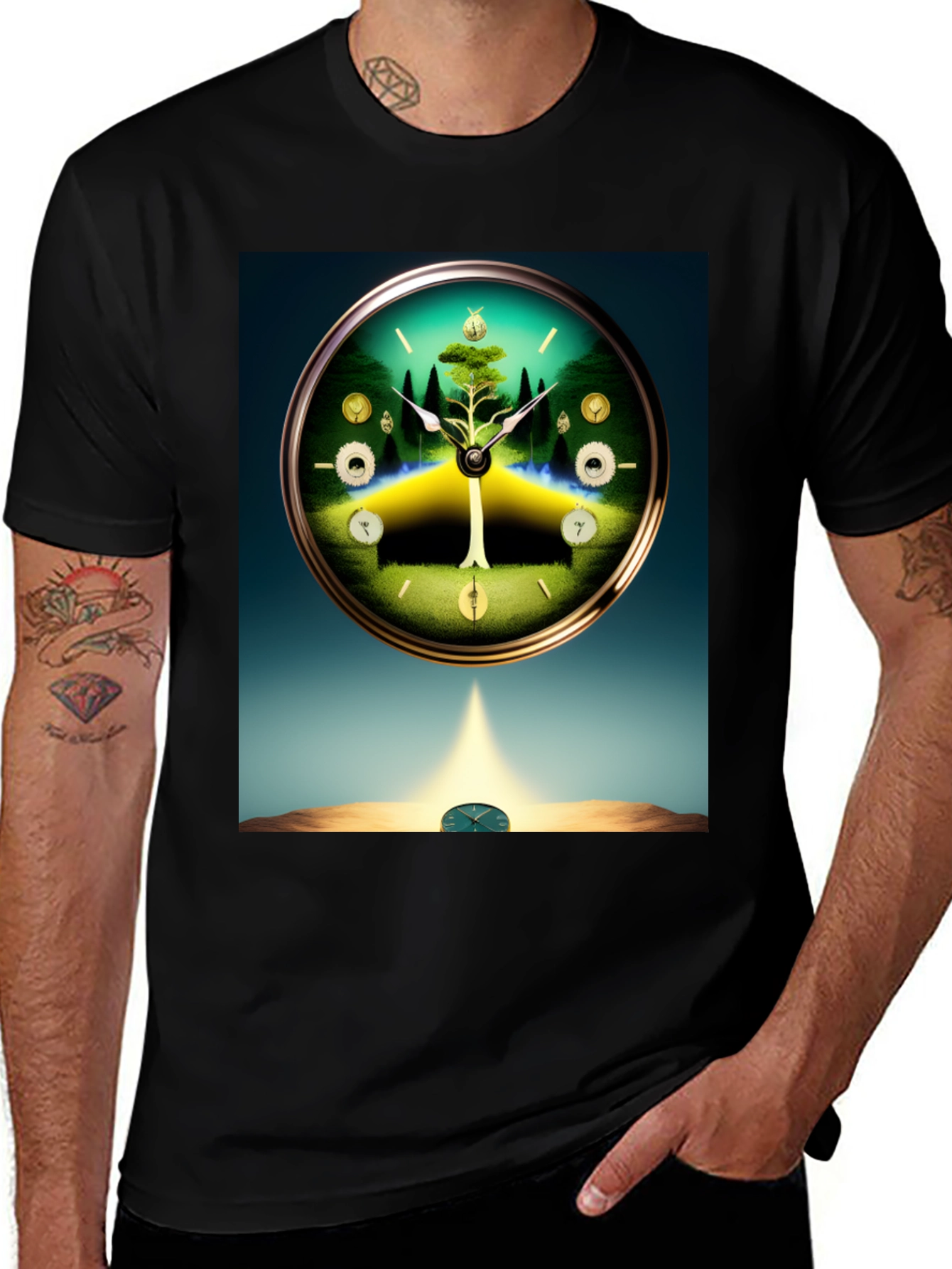 Variant 30 of Time and Nature T-Shirt - Unique Design