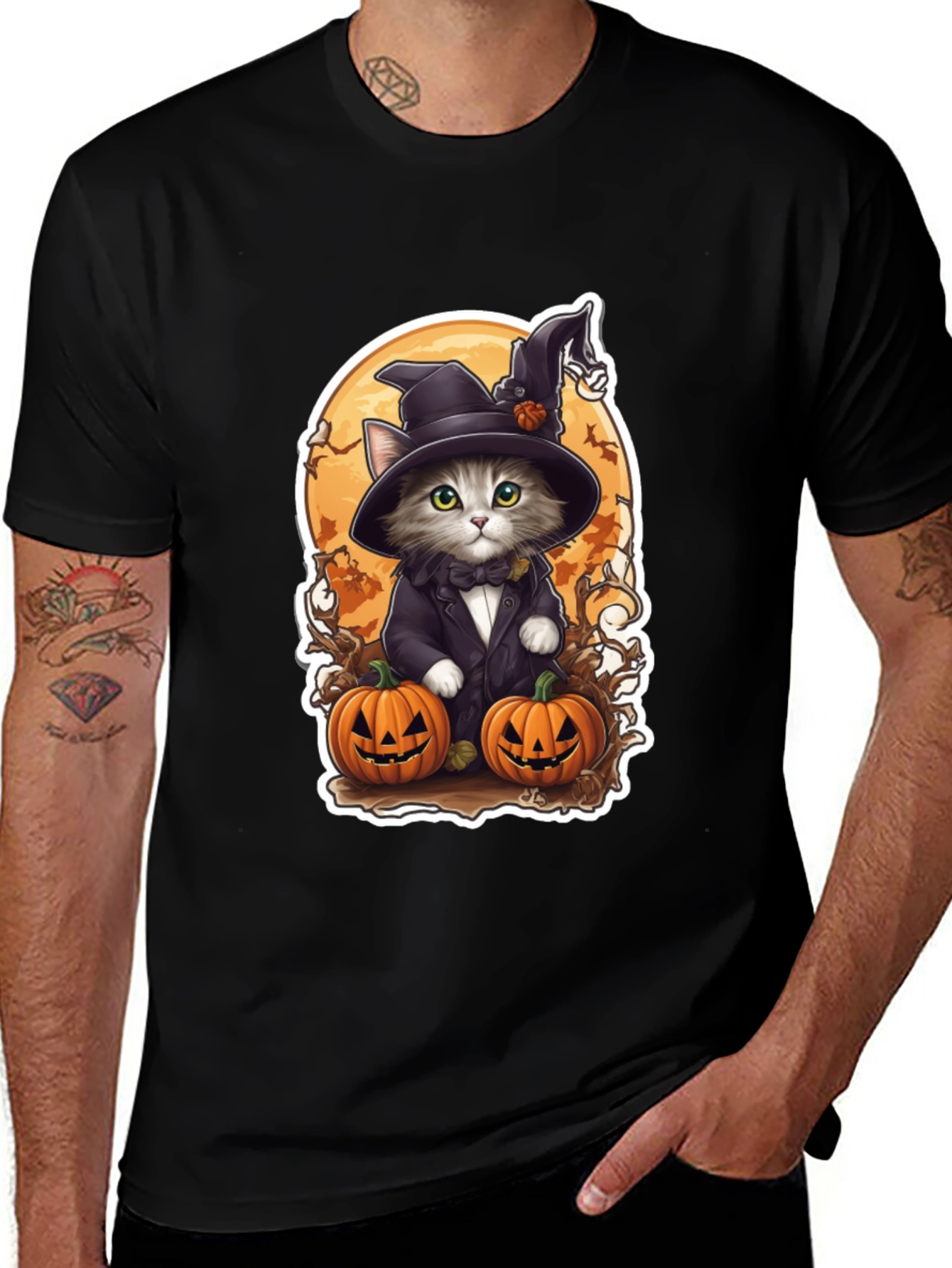 Halloween Cat T-Shirt